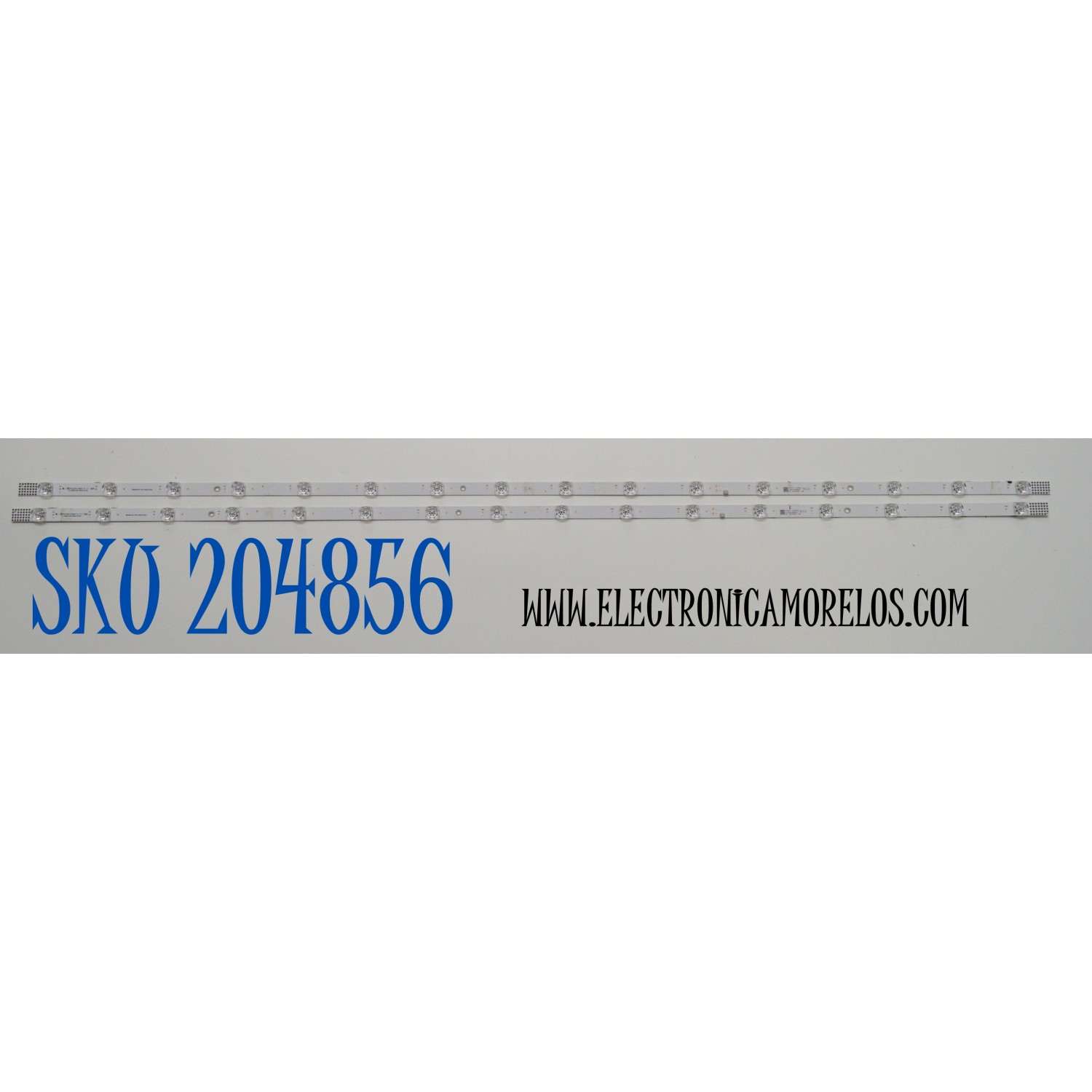 KIT DE LEDS ORIGINAL PARA TV HISENSE  2 PIEZAS / NUMERO DE PARTE JL.D580G1330-003AS-M / JL.D580G1330-003AS-M_V02 / HD580H1U91-T0L1 / 2023121201 / 2023121201 / 1400348500 / 2204 230631 / PANEL HD580H1U91-T0L1/ROH / DISPLAY CV580U4-L01 / MODELO 58R6E5 / 58A6NV / 58A65NV