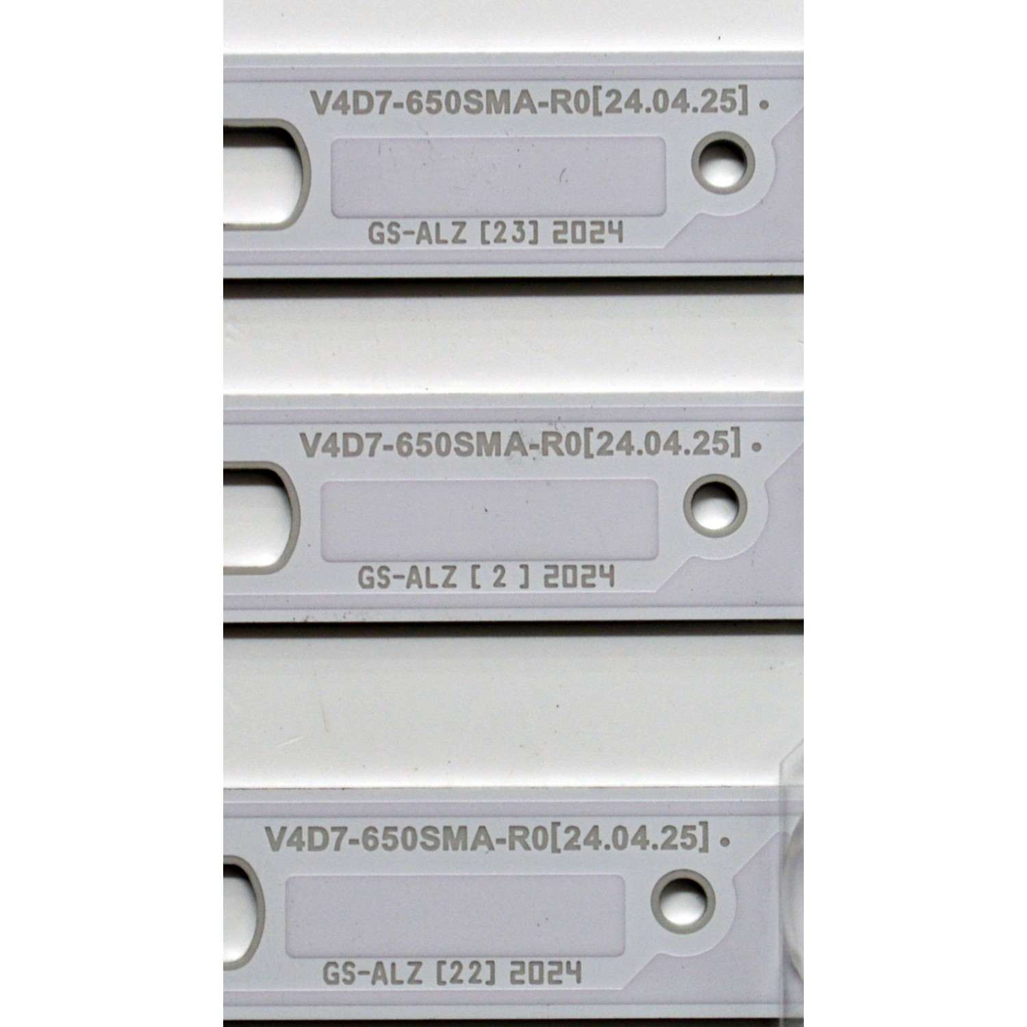 KIT DE LEDS ORIGINAL PARA TV SAMSUNG 6 PIEZAS / NUMERO DE PARTE BN96-58291A / BN96-58289A / V4D7-650SMA-R0 / V4D7-650SMB-R0 / 58291A / 58289A / PANEL CY-BD065HGHV2H / DISPLAY ST6451D06-1 V2.1 / MODELO UN65DU7200DXZA / UN65DU7200DXZA CC03 - Imagen 7