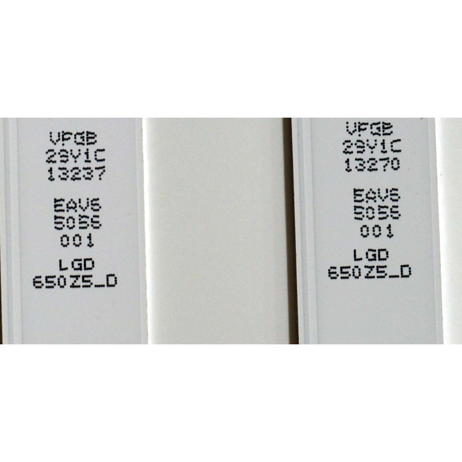 KIT DE LEDS ORIGINAL PARA TV LG 8 PIEZAS / NUMERO DE PARTE EAV65056001 / SSC_Y24_SLIM_TRIDENT_65UT80_LGD_S / SSC_Y24_SLIM_TRIDENT_65UT80_LGD_(0.6PI)_REV00 / LGD 650Z5_D / PANEL NC650TQG-AAKHA / DISPLAY LC650EQC (SP) (A1) / MODELO 65UT7550AUA.BUSYLKR - Imagen 3