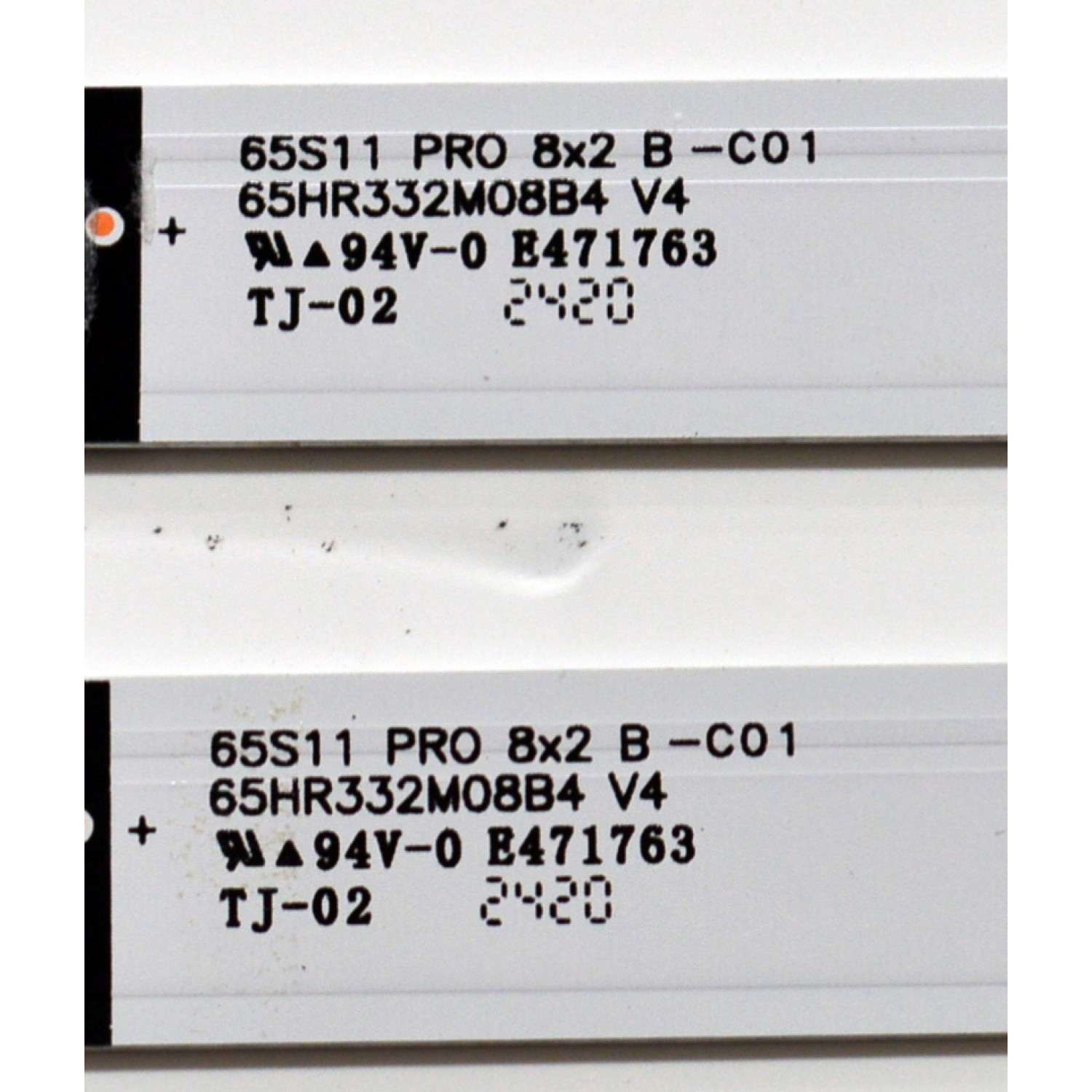 KIT DE LEDS ORIGINAL PARA TV TCL 4 PIEZAS / NUMERO DE PARTE 65HR332M09A4 / 65HR332M08B4 / 65HR332M09A4 V4 / 65HR332M08B4 V4 / 65S11 PRO 8X2 B-C01 / 65S11 PRO 9X2 A-C01 / 02UJ8/LS7C10U3B / PANEL LVU650NDAL / DISPLAY ST6451D06-3 VER.2.1 / MODELO 65S41BR - Imagen 5