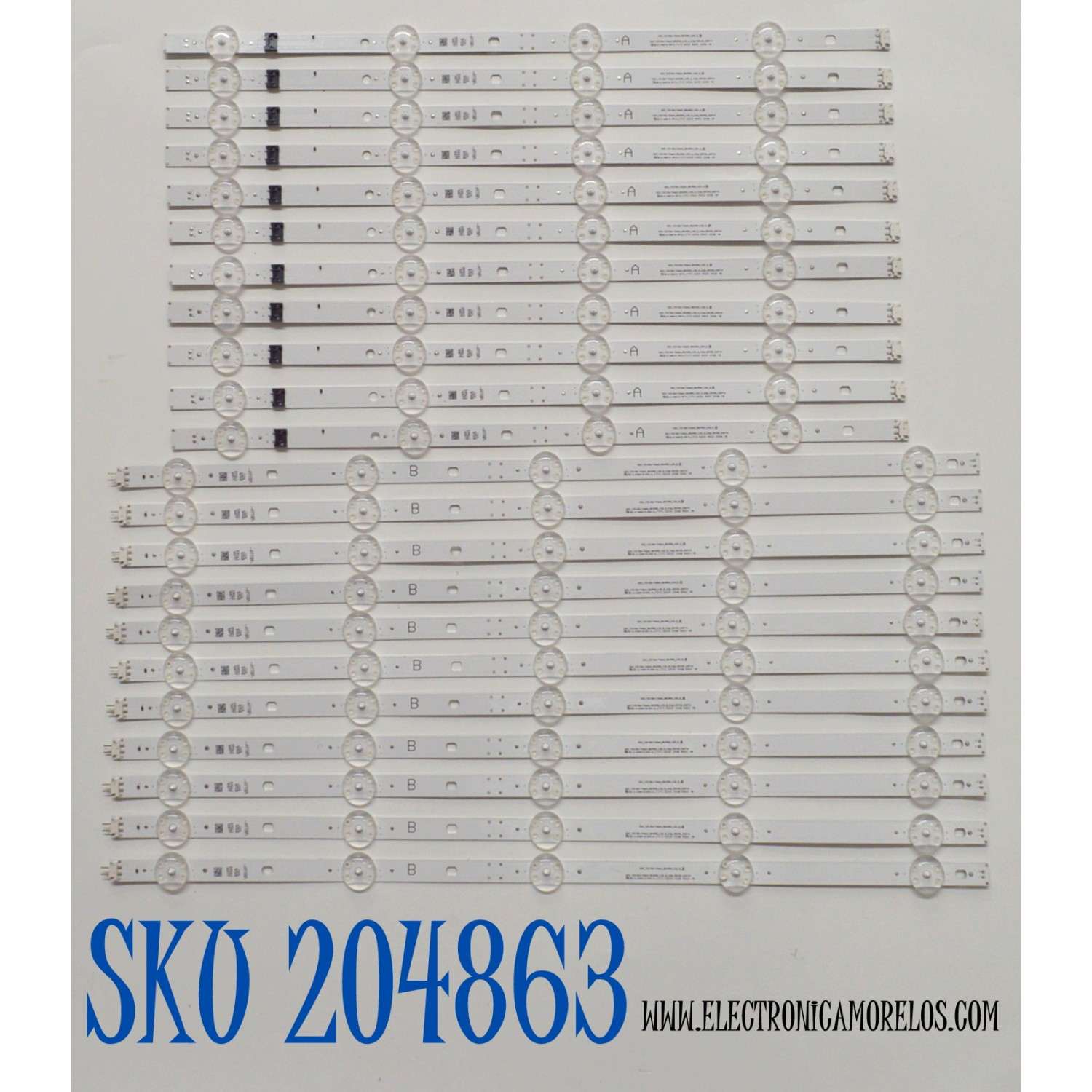 KIT DE LEDS ORIGINAL PARA TV LG 22 PIEZAS / NUMERO DE PARTE EAV65059401 / EAV65059501 / SSC_Y23 SLIM TRIDENT_86UR90_LGD_A_S / SSC_Y23 SLIM TRIDENT_86UR90_LGD_B_S / PANEL NC860TQF-AAMHA / DISPLAY LC860DQR (SR)(A1) /MODELO 86UR8000AUA.BUSWLKR