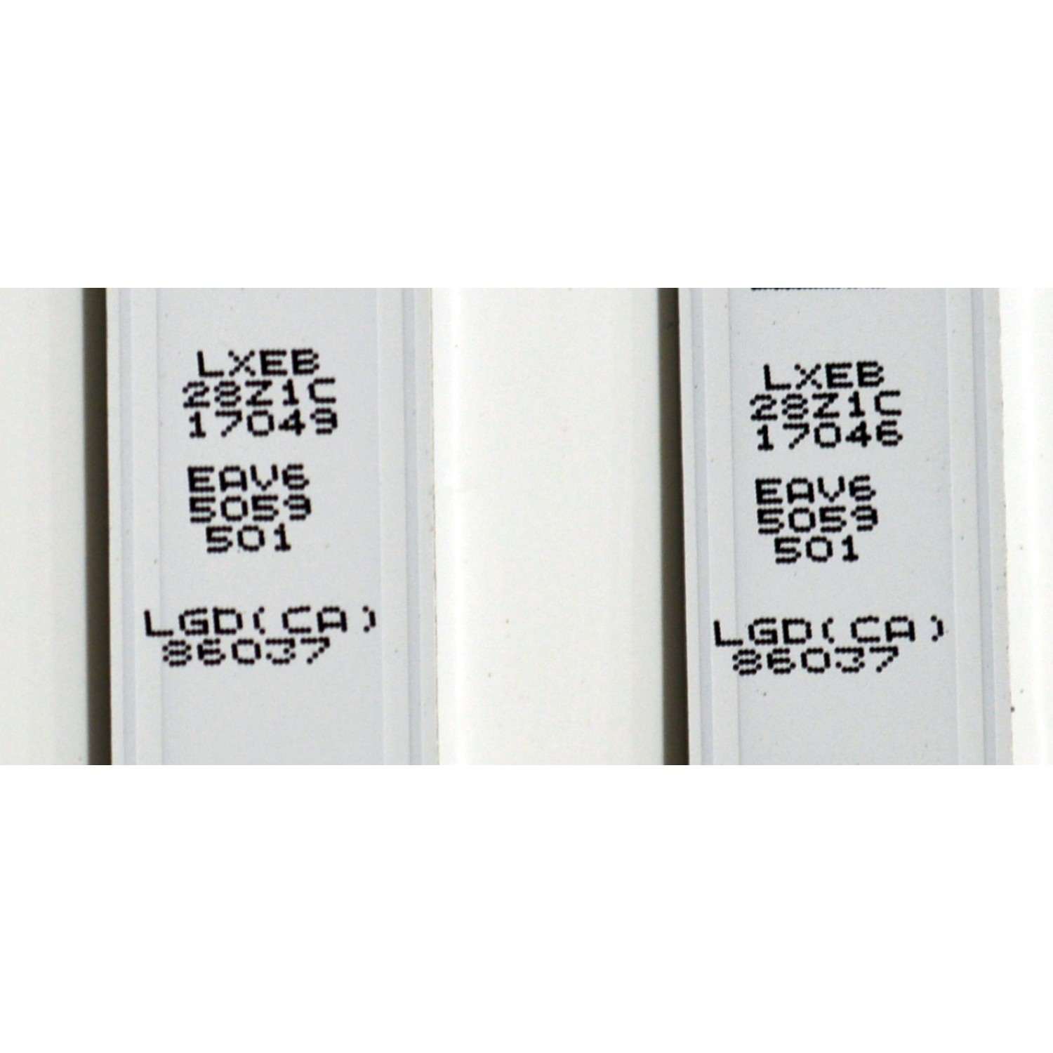 KIT DE LEDS ORIGINAL PARA TV LG 22 PIEZAS / NUMERO DE PARTE EAV65059401 / EAV65059501 / SSC_Y23 SLIM TRIDENT_86UR90_LGD_A_S / SSC_Y23 SLIM TRIDENT_86UR90_LGD_B_S / PANEL NC860TQF-AAMHA / DISPLAY LC860DQR (SR)(A1) /MODELO 86UR8000AUA.BUSWLKR - Imagen 3