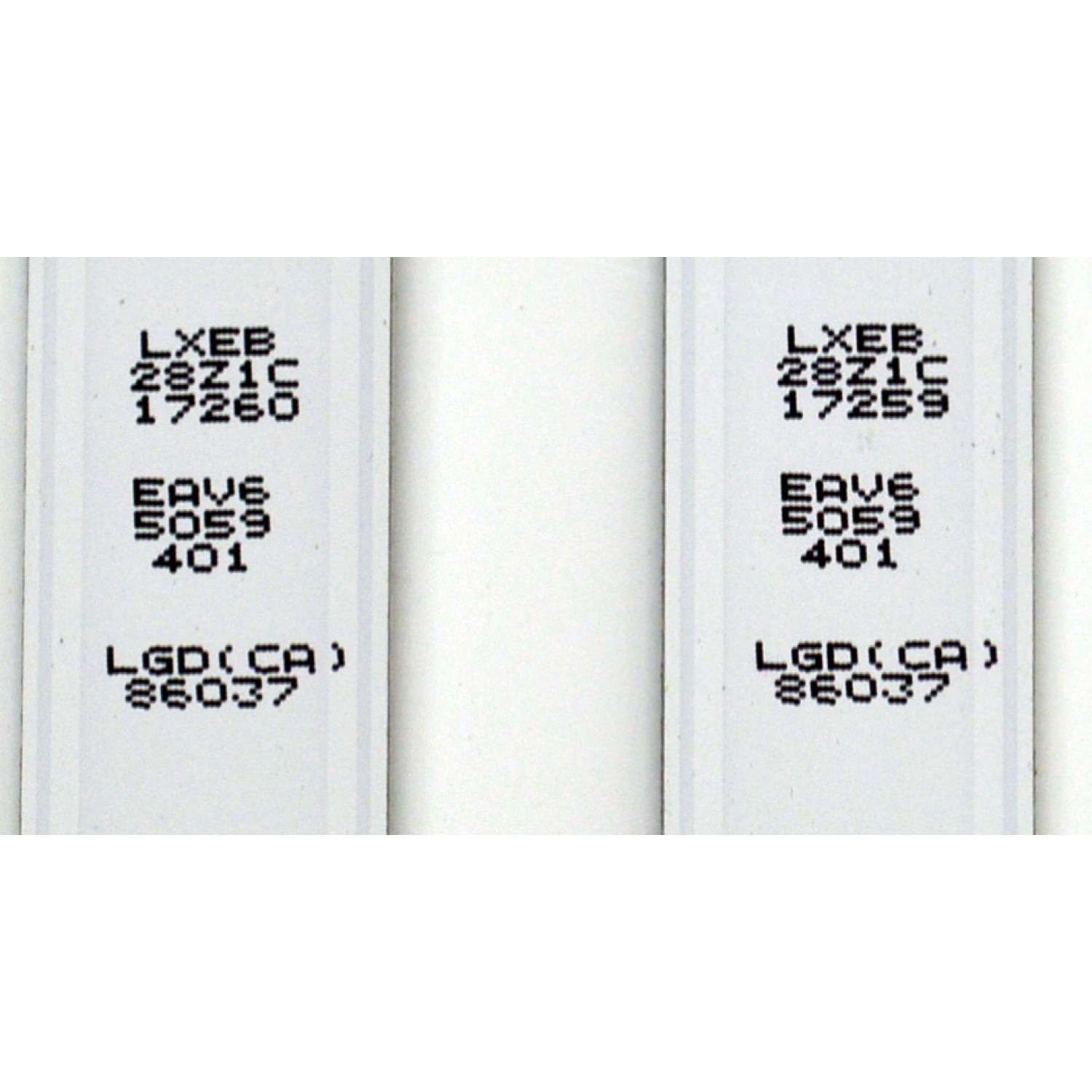 KIT DE LEDS ORIGINAL PARA TV LG 22 PIEZAS / NUMERO DE PARTE EAV65059401 / EAV65059501 / SSC_Y23 SLIM TRIDENT_86UR90_LGD_A_S / SSC_Y23 SLIM TRIDENT_86UR90_LGD_B_S / PANEL NC860TQF-AAMHA / DISPLAY LC860DQR (SR)(A1) /MODELO 86UR8000AUA.BUSWLKR - Imagen 8