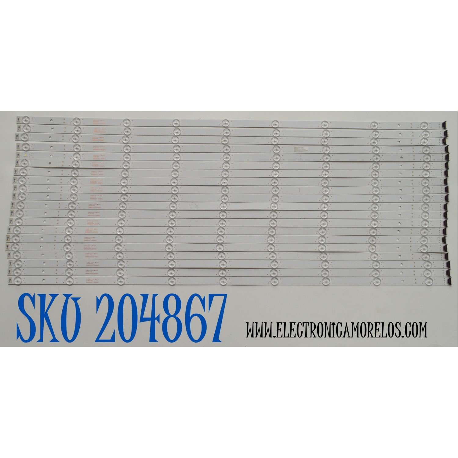 KIT DE LEDS ORIGINAL PARA TV SONY 20 PIEZAS / NUMERO DE PARTE SN85D2373 / SN85D2373 30X9(F) / PANEL YDCM085DCU11 / DISPLAY T850QVN03.K / MODELO XR-85X90CK / XR85X90CK