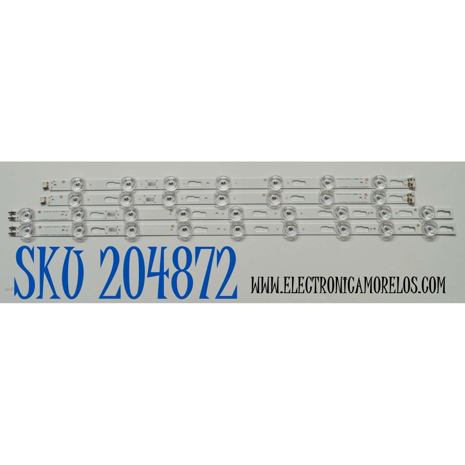 KIT DE LEDS ORIGINAL PARA TV SAMSUNG 4 PIEZAS / NUMERO DE PARTE BN96-58284A / BN96-58285A / DU7K_SVC500AN9-R / DU7K_SVC500AN9-L / TYPE_REV1.0_231102 / 58284A / 58285A / PANEL CY-BD050HGNV2H / DISPLAY V500DJ7-QE1 / BN96-52422A / MODELO UN50DU7200DXZA DC02