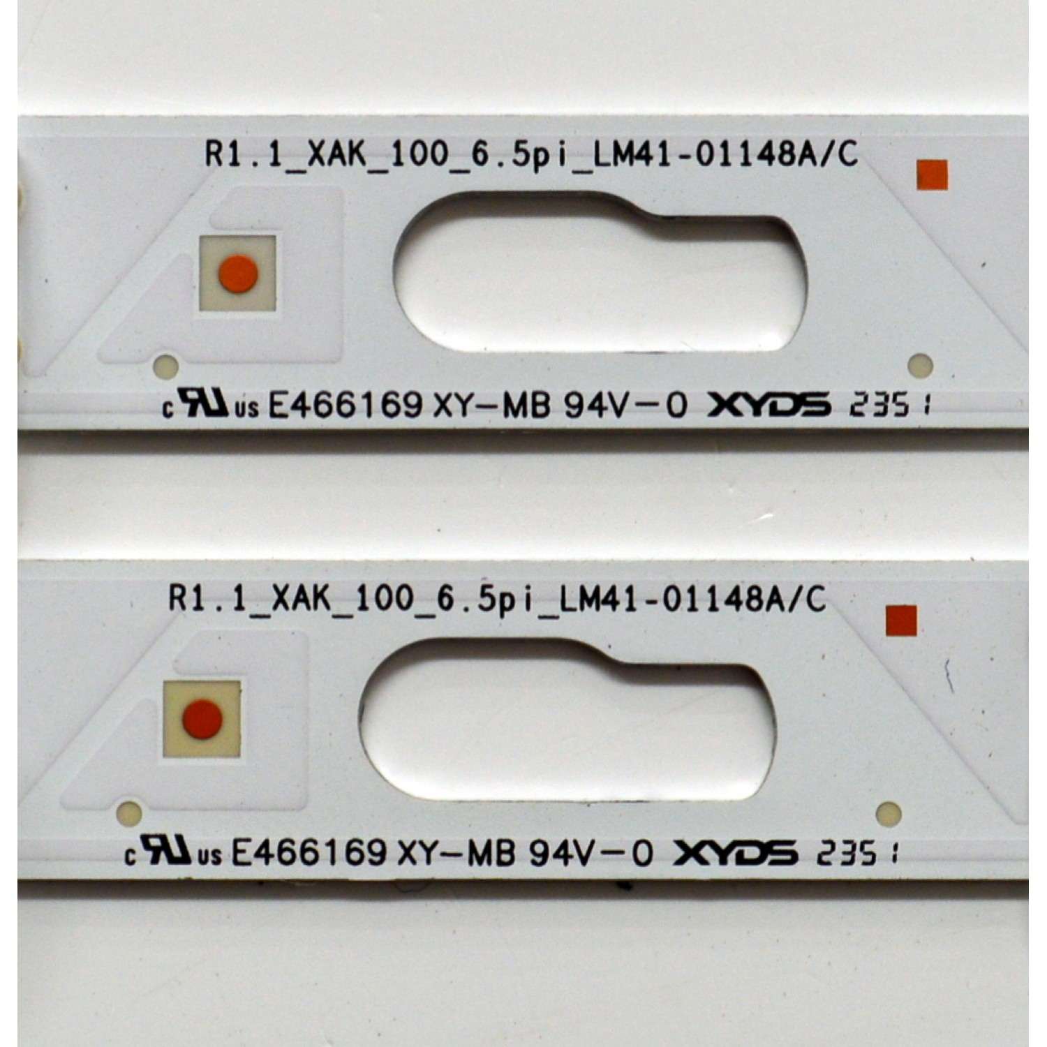 KIT DE LEDS ORIGINAL PARA TV SAMSUNG 4 PIEZAS / NUMERO DE PARTE BN96-58286A / BN96-58287A / LM41-01147A / LM41-01148A / L1_DU7K_E5_CFM_R10(1) / L1_DU7K_E5_CFM_L8(1) / PANEL CY-BD055HGXV2H / DISPLAY LC550EQC (SP)(A3) / MODELO UN55DU7200BXZA WB01 - Imagen 3