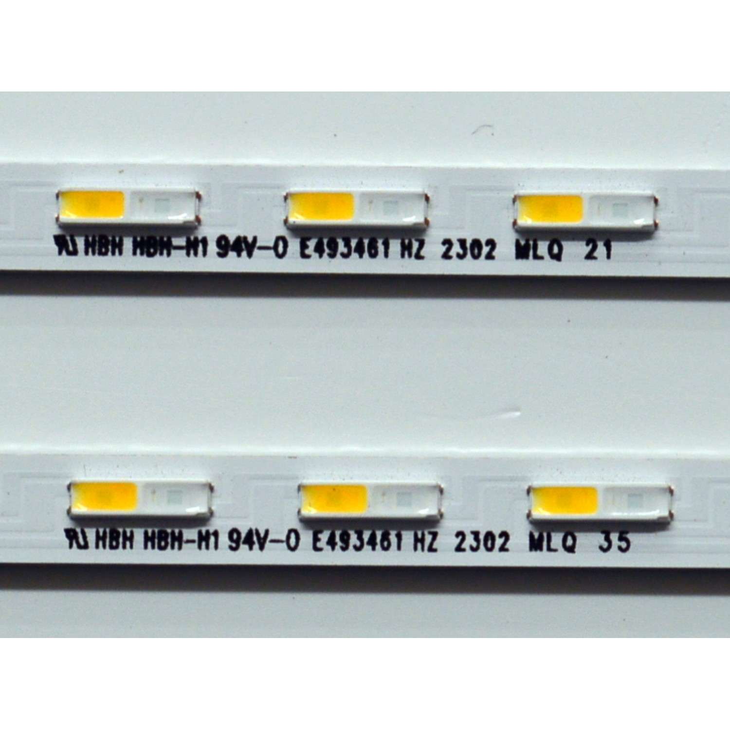 KIT DE LEDS ORIGINAL PARA TV SAMSUNG 2 PIEZAS / NUMERO DE PARTE JL.E650Y2720 / JL.E650Y2720-408BS-R8P-M-HF / HBH HBH-M1 94V-0 / E49346 HZ 2302 MLQ / MODELOS HG65Q60B / QE65Q67B / QN65Q60A / KQ65QB60A / QA65Q60B / QN65Q60C  - Imagen 3