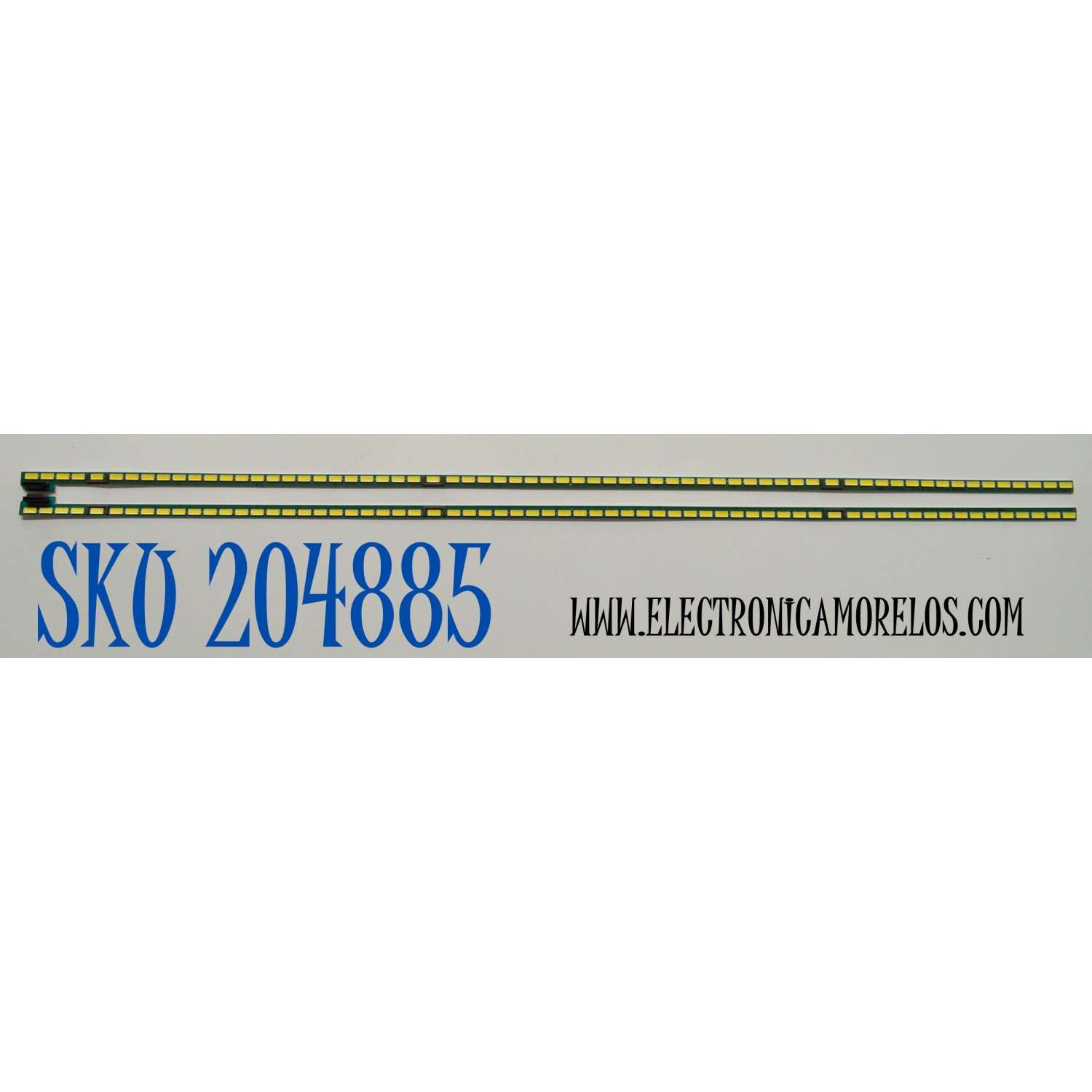 KIT DE LEDS ORIGINAL PARA TV LG 2 PIEZAS / NUMERO DE PARTE 6920L-0001C / 49" V14 ART TV REV 0.2 6 L-TYPE / PANEL LC490EQE (XG)(F2) / MODELO 49UB8500-UA / 49UB8500-UA.AUSWLJM