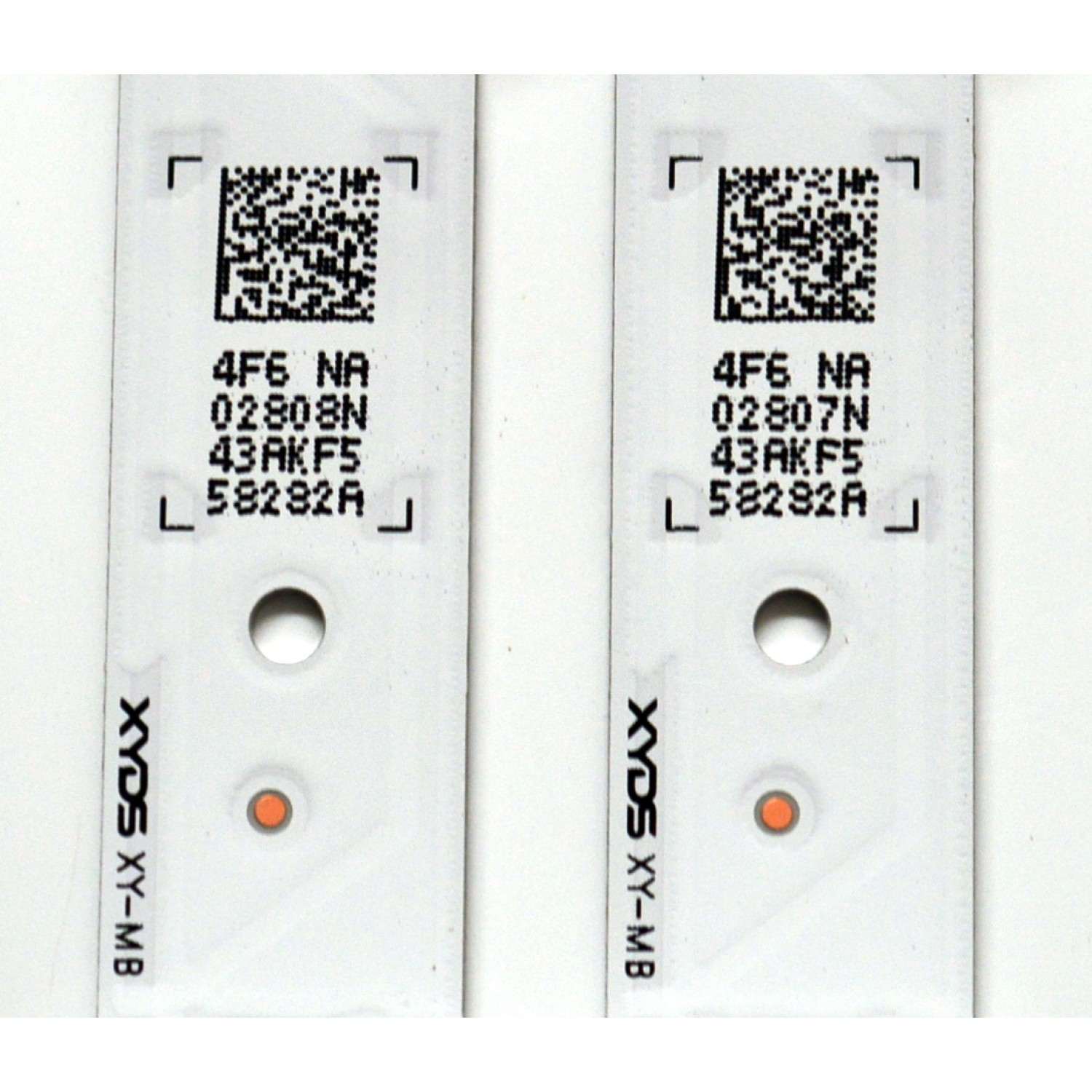 KIT DE LEDS ORIGINAL PARA TV SAMSUNG 4 PIEZAS / NUMERO DE PARTE BN96-58282A / BN96-58283A / JL.D430E1330-408AL-M_V11 6.0 / JL.D430E1330-408AR-M_V11 6.0 / 58282A / 58283A / PANEL CY-BD043HGAV2H / DISPLAY T430QVN03.P / MODELO UN43DU7200DXZA AB06 - Imagen 2