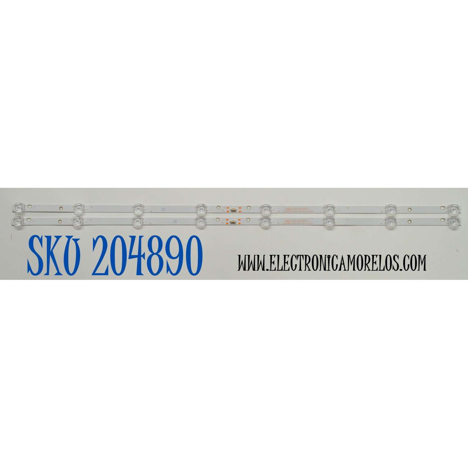 KIT DE LEDS ORIGINAL PARA TV VIZIO 2 PIEZAS / NUMERO DE PARTE 30340008007D / LED40D08-ZC62AG-09D / B005P00106302A / 240613BF03 / 40000M60 / DISPLAY V400HJ9-PE1 REV.C4 / MODELO VFD40M-0810 / VFD40M-0810 LMC1T9JA