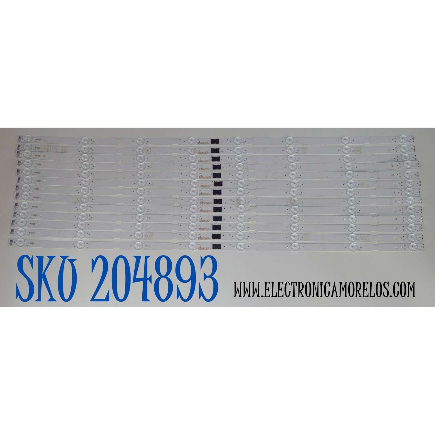 KIT DE LEDS ORIGINAL PARA TV SONY 13 PIEZAS / NUMERO DE PARTE SVG750AJ1 / SS_SVG750AJ1_231130 / U307 K  / U75F521 / PANEL YLEM075CC011 / DISPLAY HV750QUB-F9M / MODELO K-75S30C / K75S30C