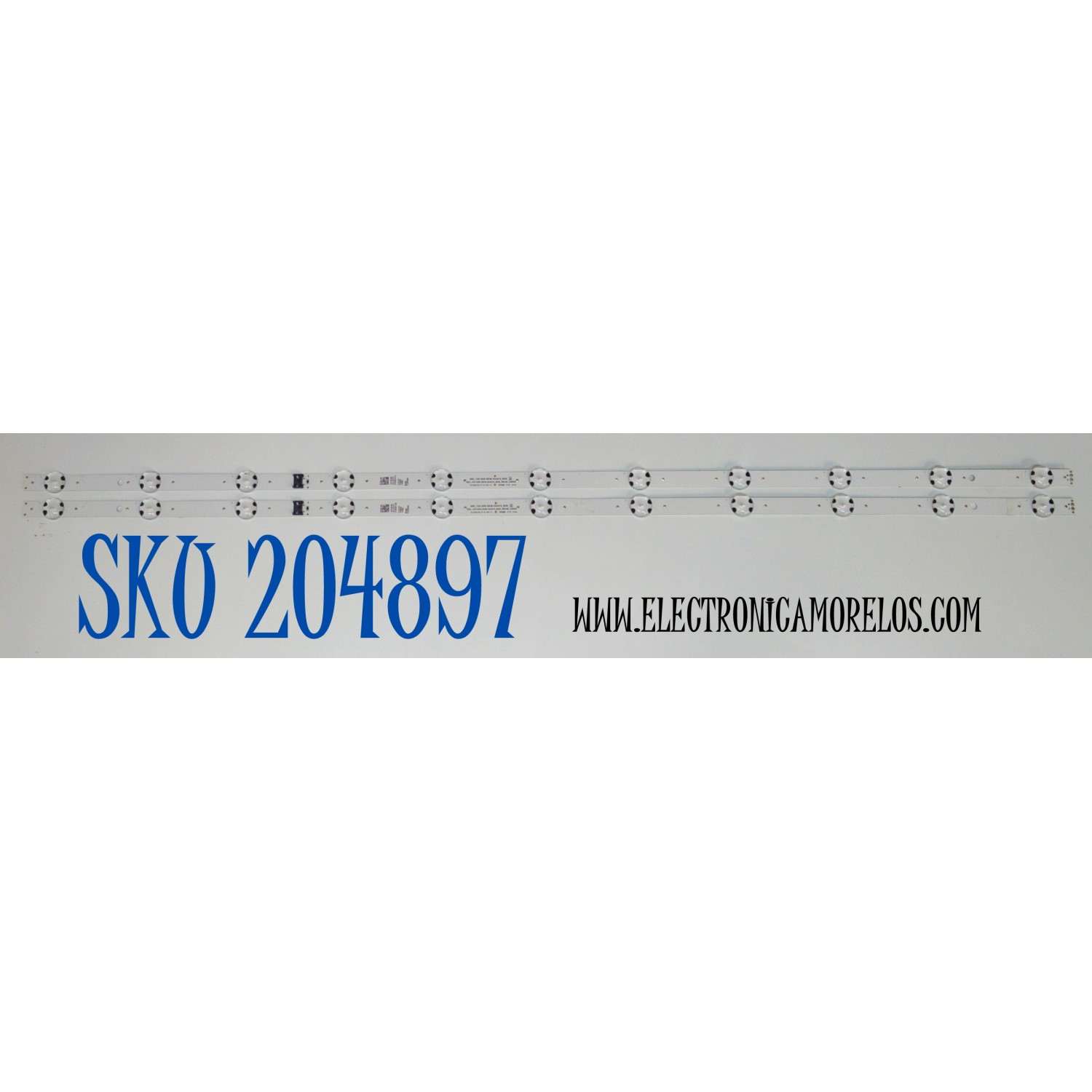 KIT DE LEDS ORIGINAL PARA TV LG 2 PIEZAS / NUMERO DE PARTE LC43490149A / SSC_Y25 UHD OD30 43UA75_BOE_S / SSC_Y25 UHD OD30 43UA75_BOE_REV00_240508 / BOE 430Q8 / PANEL HC430DQG-ABLA1-9145 / DISPLAY HV430QUB-F7F / MODELO 43UA7500ZUA / 43UA7500ZUA.AUSFLJD