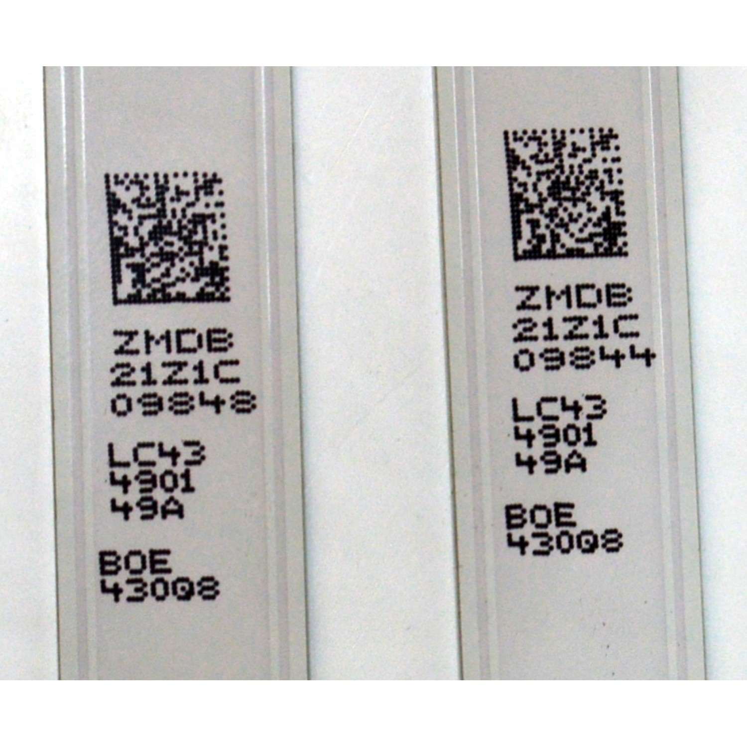 KIT DE LEDS ORIGINAL PARA TV LG 2 PIEZAS / NUMERO DE PARTE LC43490149A / SSC_Y25 UHD OD30 43UA75_BOE_S / SSC_Y25 UHD OD30 43UA75_BOE_REV00_240508 / BOE 430Q8 / PANEL HC430DQG-ABLA1-9145 / DISPLAY HV430QUB-F7F / MODELO 43UA7500ZUA / 43UA7500ZUA.AUSFLJD - Imagen 3