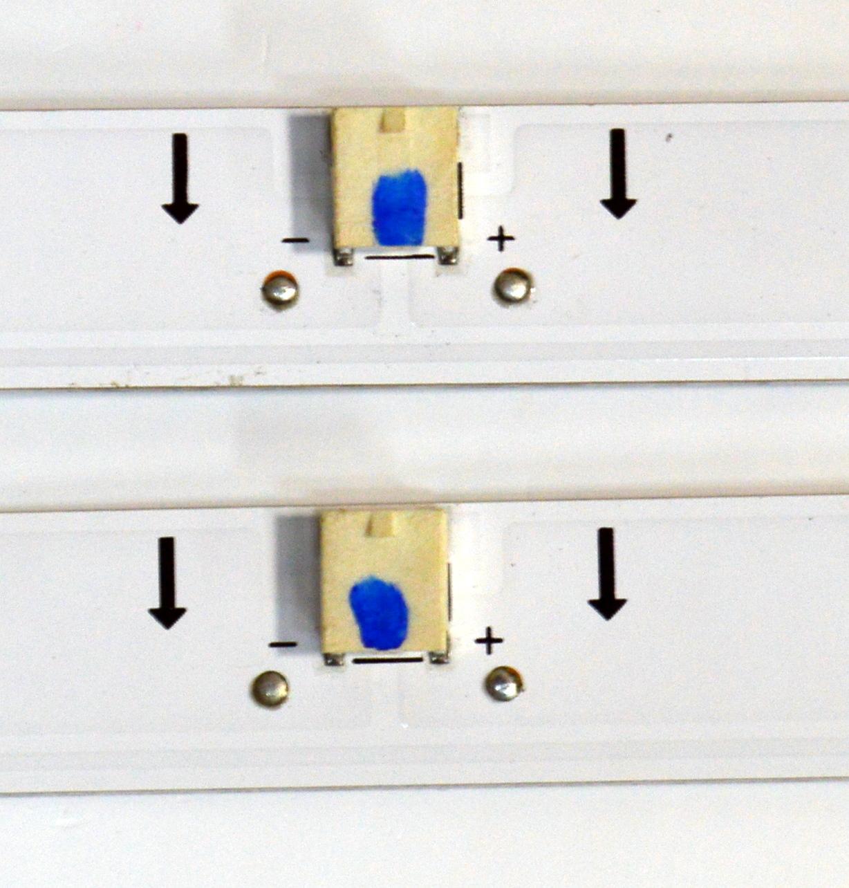KIT DE LEDS ORIGINAL PARA TV ONN 2 PIEZAS / NUMERO DE PARTE MS-L6491 / MS-L6491 V1 / LB-C240-G5C1-Z-4-12-W-N-1A / M240 A5 C H 3L / PANEL C240Y24-G5 / DISPLAY PT236AT05-1 VER.1.0 / MODELO 100012590 24" - Imagen 2