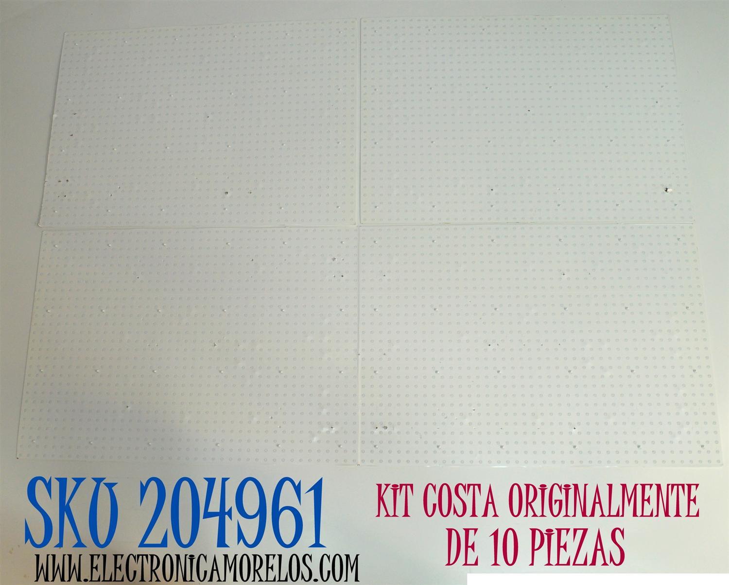 KIT DE LEDS ORIGINAL PARA TV SAMSUNG 10 PIEZAS / NUMERO DE PARTE BN97-20531A / BN41-02978A / BN41-02978 / BN41-02978A-000 / DFVC2220 / 22Y 4K 75 / PANEL CY-TC075MEV1H / MODELO QN75QN85CAFXZA / QN75QN85CAFXZA BA01 / QN75QN90CAFXZA / QN75QN90CAFXZA BD02