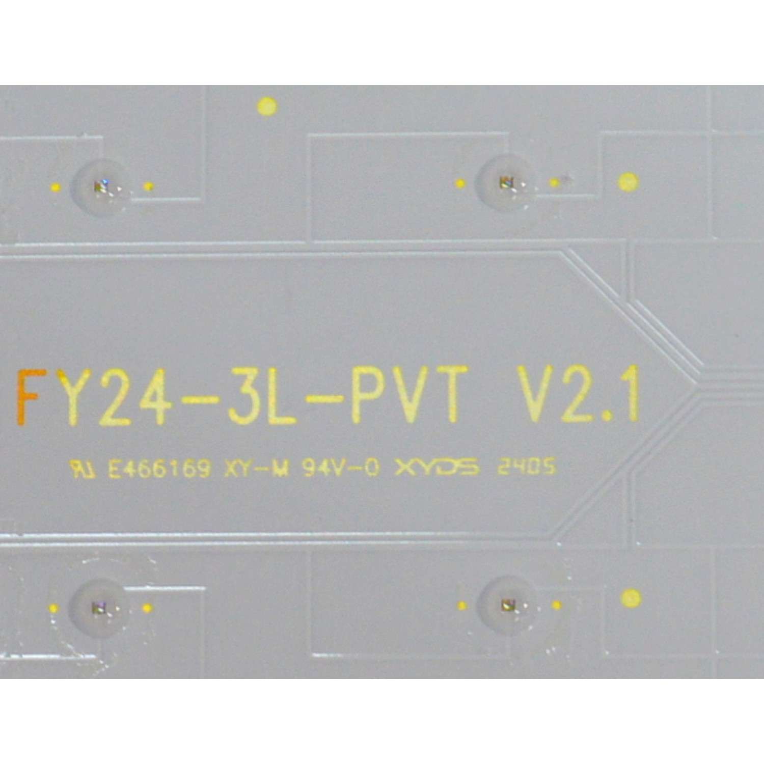 KIT DE LEDS ORIGINAL PARA TV SONY 18 PIEZAS / NUMERO DE PARTE FY24-3L-PVT / FY24-3L-PVT V2.1 / 30151 / 30451 / 2XTC0 / PANEL YDEO075MNS11 / DISPLAY ST7461D04-B V2.1 / MODELO K-75XR70C / K75XR70C - Imagen 2
