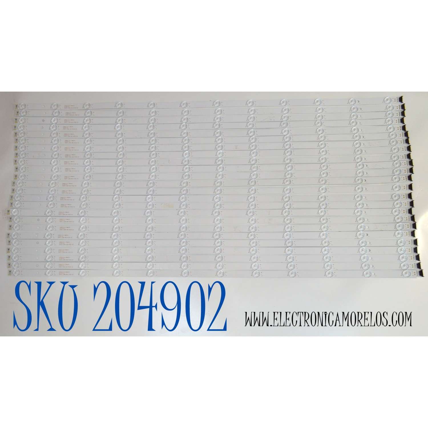 KIT DE LEDS ORIGINAL PARA TV SONY 24 PIEZAS / NUMERO DE PARTE SONY-CBN-85-PCB-V2 / R2394FC / YC85F / L_X714 / PANEL YDDM085DGU11 / DISPLAY T850QVN03.K / MODELO XR-85X90CL / XR85X90CL