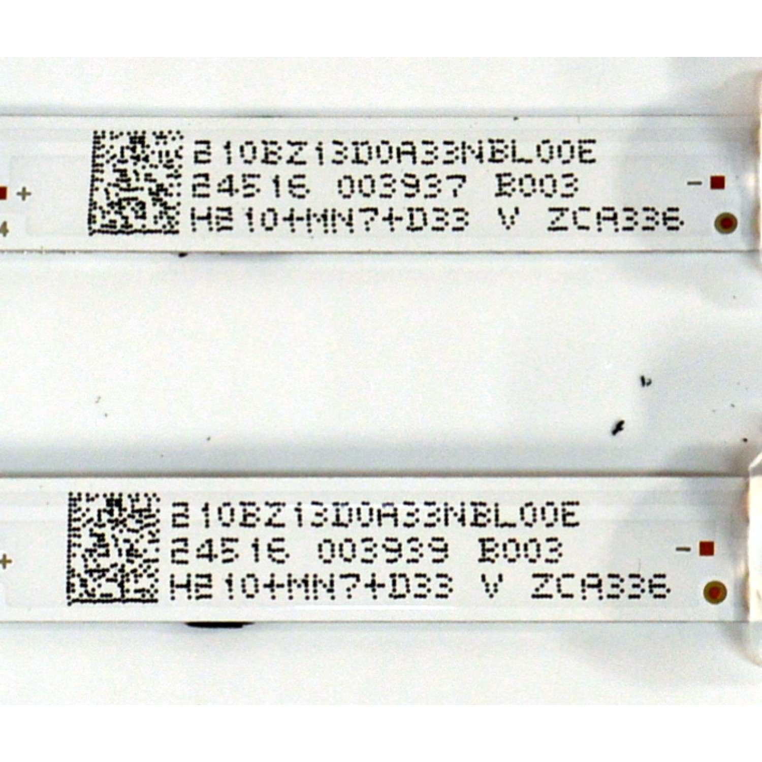 KIT DE LEDS ORIGINAL PARA TV ONN 2 PIEZAS / NUMERO DE PARTE LBM500M1301 / LBM500M1301-AEG-1 (HF)(0)(HR) / 210BZ13D0A33NBL00E / 24516 / 003937 / B003 / ZCA336 / PANEL TPT500WR-QVN04.U / DISPLAY T500QVN04.1 / MODELO 100012585 50" - Imagen 3