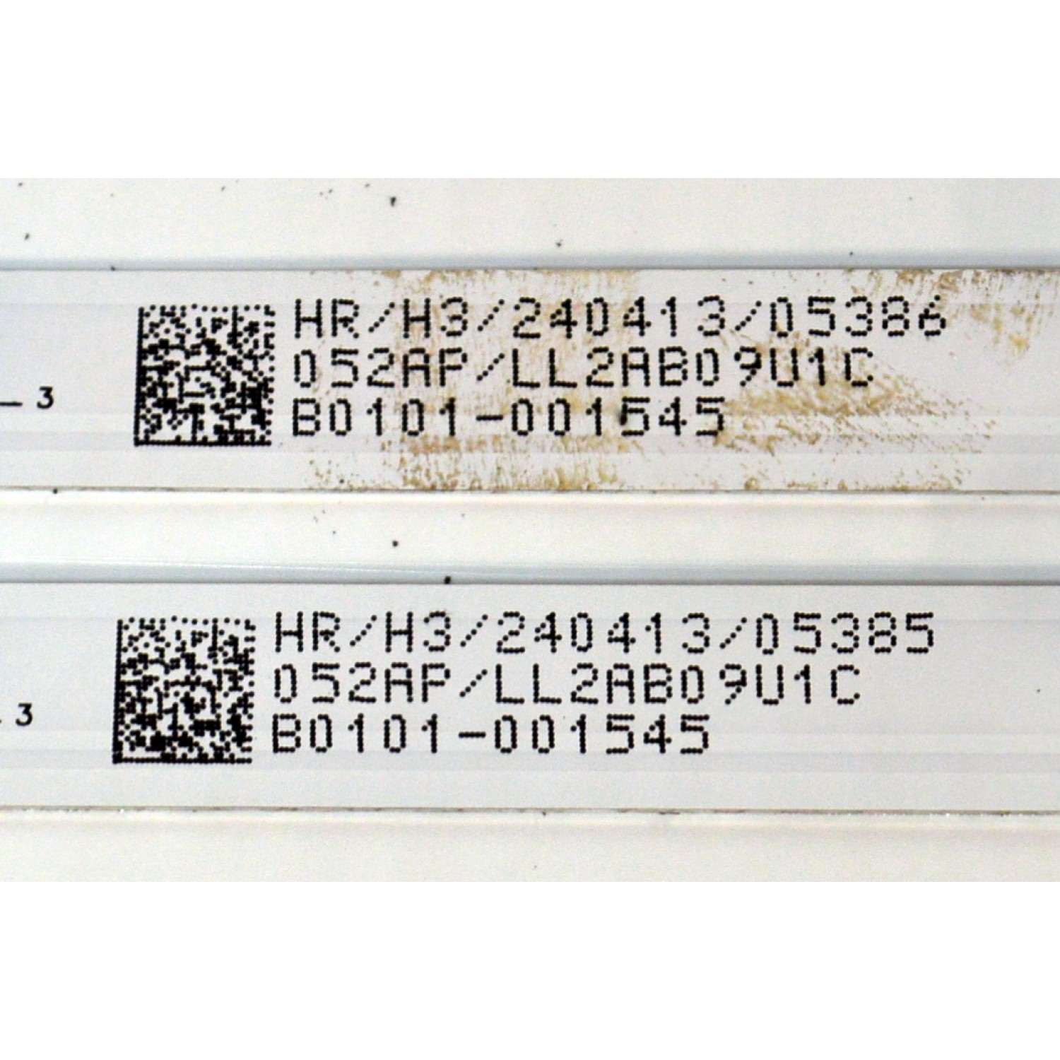 KIT DE LEDS ORIGINAL PARA TV TCL 4 PIEZAS / NUMERO DE PARTE 55HR330M07B5 V1 / 55HR332M12AH V0 / 55LJ / LL2AB09U1C / B0101-001545 / B0101-001544 / PANEL LVU550NDJL / DISPLAY ST5461D18-2 V2.1 / MODELO 55S571G / 55S551G - Imagen 3