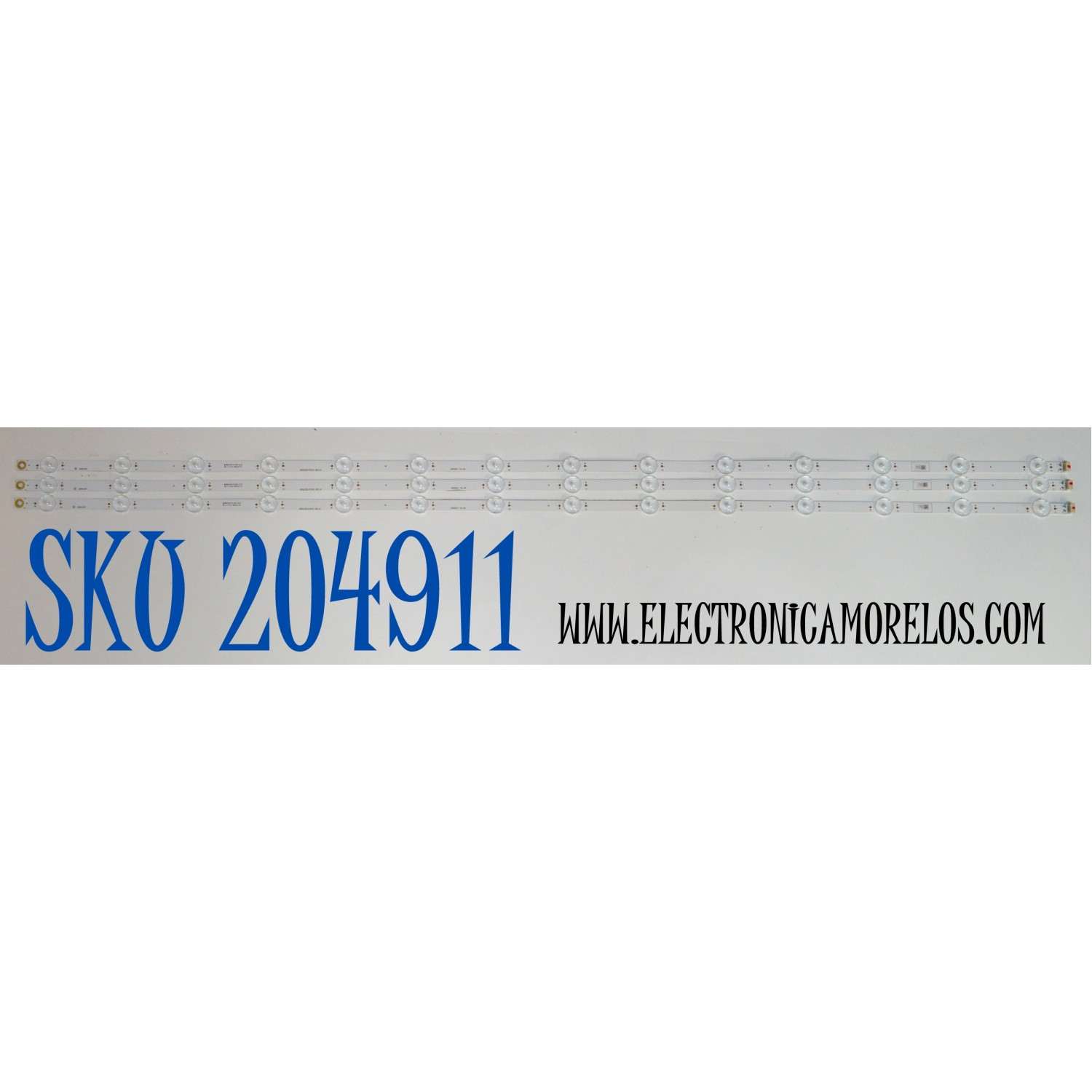 KIT DE LEDS ORIGINAL PARA TV PHILIPS 3 PIEZAS / NUMERO DE PARTE LB500A7 / LB500A7 V0_00 / UDULEDLXT043 REV.A / 8832A / 50W14S1P / DISPLAY V500DJ7-QE1 REV.D2 / MODELO 50PUL7552/F7 / 50PUL7552/F7 A