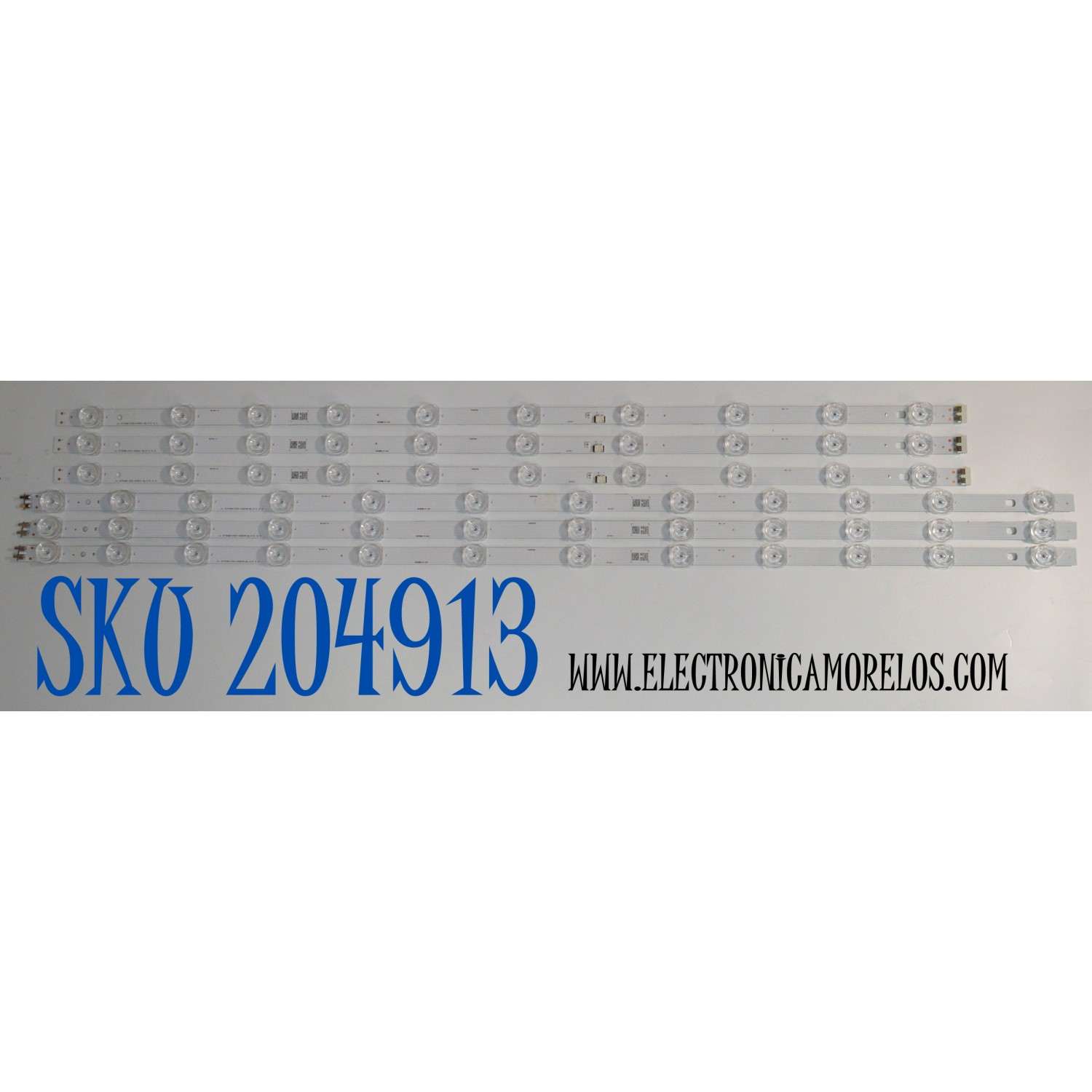 KIT DE LEDS ORIGINAL PARA TV SAMSUNG 6 PIEZAS / NUMERO DE PARTE BN96-60381A / BN96-60380A / JL.D750M1330-408CL-M_V13 5.0 / JL.D750M1330-408CR-M_V13 5.0 / 60381A / 60380A / PANEL CY-BF075HGHV8H / DISPLAY ST7461D03-9 V2.1 / MODELO UN75U8000FDXZA