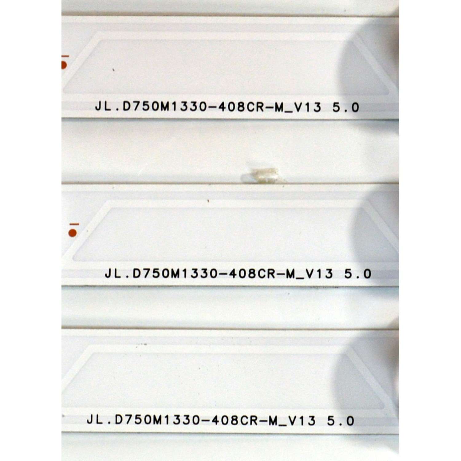 KIT DE LEDS ORIGINAL PARA TV SAMSUNG 6 PIEZAS / NUMERO DE PARTE BN96-60381A / BN96-60380A / JL.D750M1330-408CL-M_V13 5.0 / JL.D750M1330-408CR-M_V13 5.0 / 60381A / 60380A / PANEL CY-BF075HGHV8H / DISPLAY ST7461D03-9 V2.1 / MODELO UN75U8000FDXZA - Imagen 6