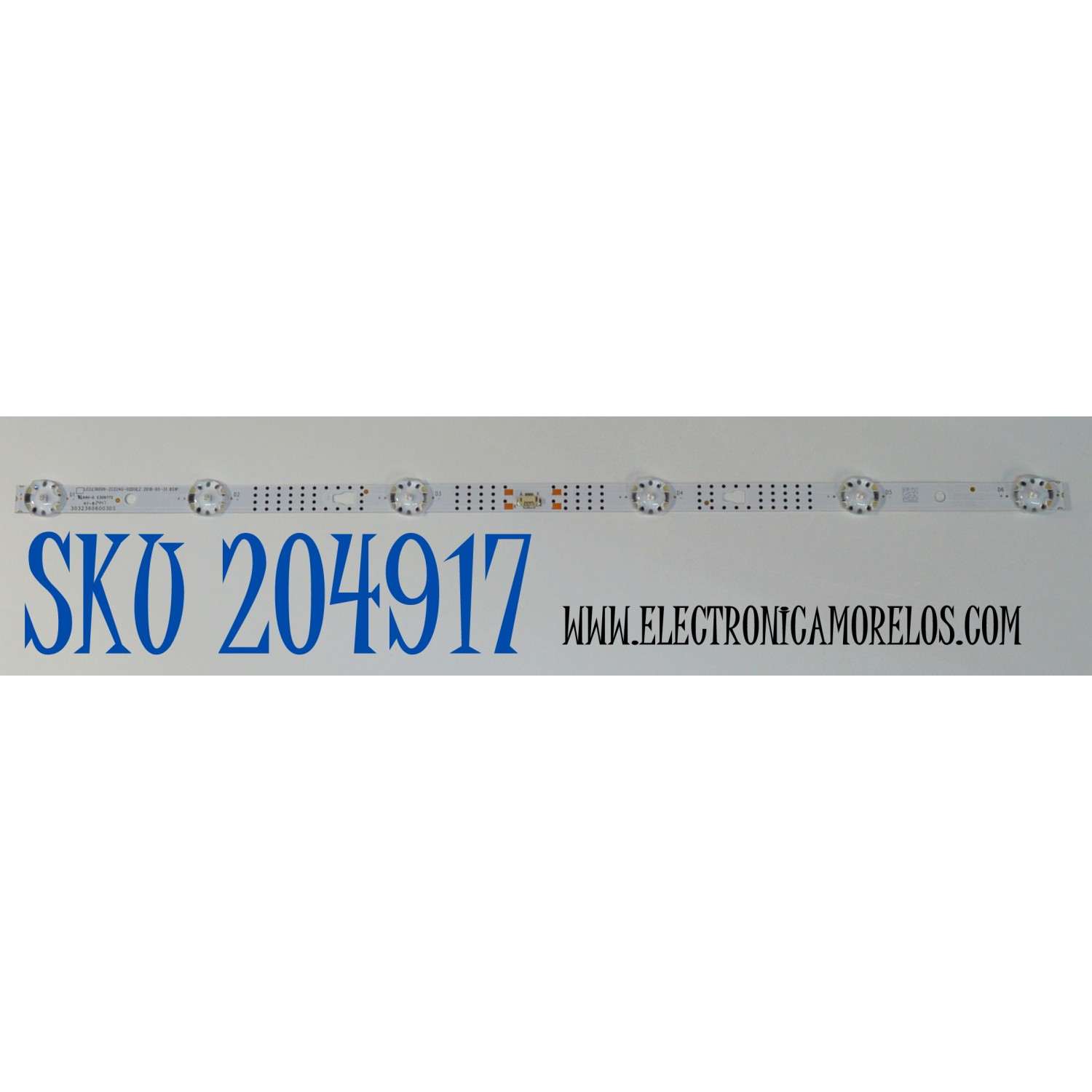 LED ORIGINAL PARA TV ONN 1 PIEZA / NUMERO DE PARTE 30323606003DS / LED236D06-ZC22AG-02DSEZ / 241202AF01 / 23600M26  /DISPLAY PT236AT05-1 VER.1.0 / MODELO 100012590 24" / VHD24M-0810