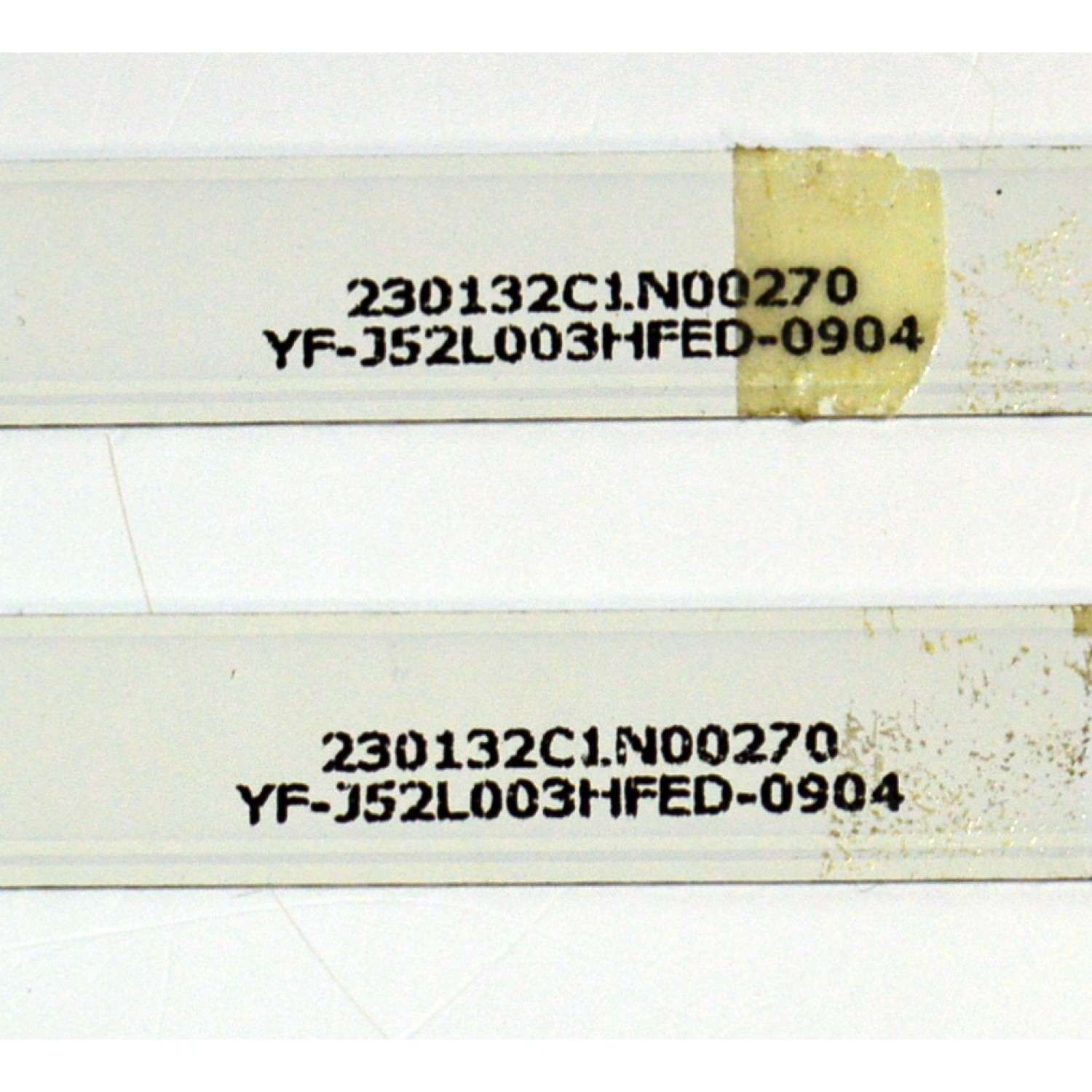 KIT DE LEDS ORIGINAL PARA TV SANYO 2 PIEZAS / NUMERO DE PARTE 6501L618000030 / 06-32C2X6-618-M08W14 / 230132C1N00270 / YF-J52L003HFED-0904 / MODELO 32" - Imagen 2