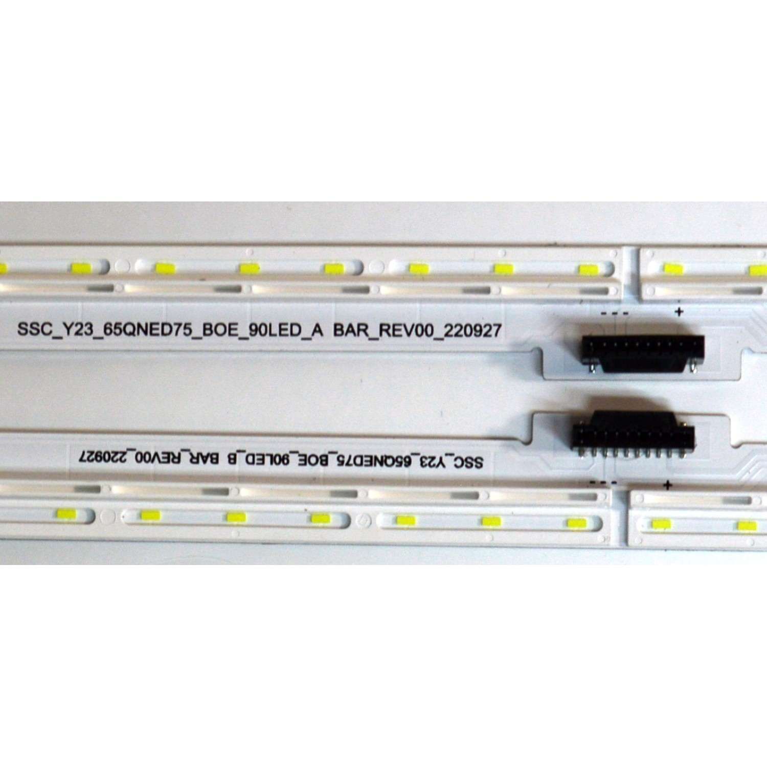KIT DE LEDS ORIGINAL PARA TV LG 2 PIEZAS / NUMERO DE PARTE 65QNED75 / SSC_Y23_65QNED75_BOE_90LED_B_REV00_220927 / SSC_Y23_65QNED75_BOE_90LED_A_REV00_220927 / PANEL NC650EQG-ABLPA / DISPLAY HV650QUB-F9E / MODELO 65QNED75ARA / 65QNED75ARA.BUSFLKR - Imagen 3