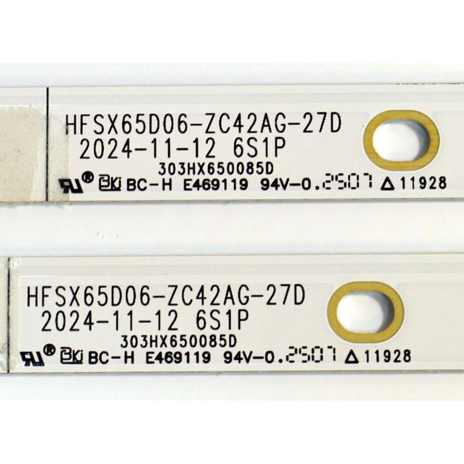 KIT DE LEDS ORIGINAL PARA TV VIZIO 12 PIEZAS / NUMERO DE PARTE 303HX650085D / HFSX65D06-ZC42AG-27D / 2300023610 / 70401-02173 / 250219AB07 / GC650M42 / PANEL BOEI650WQ1 / DISPLAY HV650QUB-F73 / MODELO M65Q6-L4 / M65Q6-L4 LBVR7PB - Imagen 2