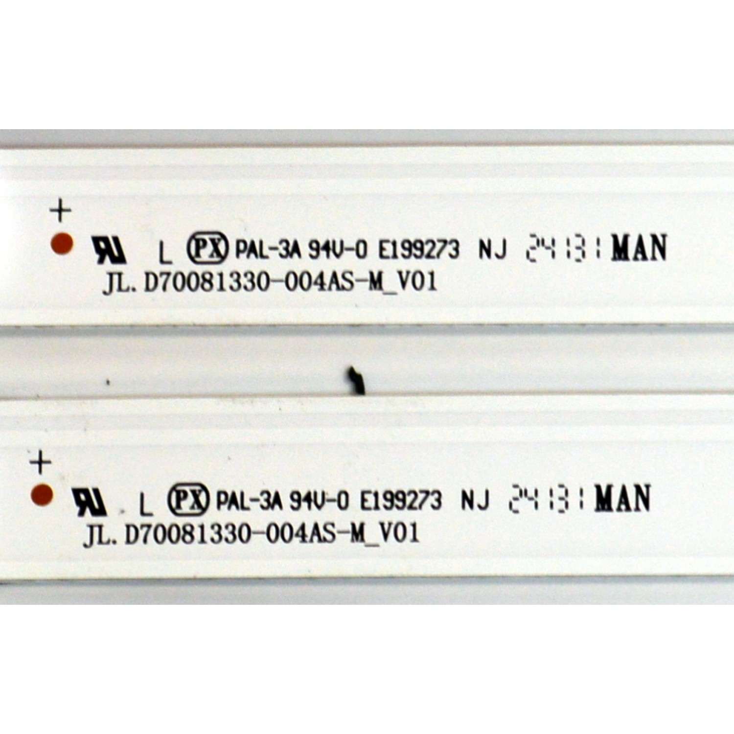 KIT DE LEDS ORIGINAL PARA TV PHILIPS 10 PIEZAS / NUMERO DE PARTE JL.D70081330-004AS-M / JL.D70081330-004AS-M_V01 / 21BF53-0 / D240603 / T302 26095 / 4L-ZX070T-JF001C / PANEL LVU700CHDX / T8-70D6220-LPY002 / DISPLAY CV700U2-T01 / MODELO 70PUL7553/F7 - Imagen 3