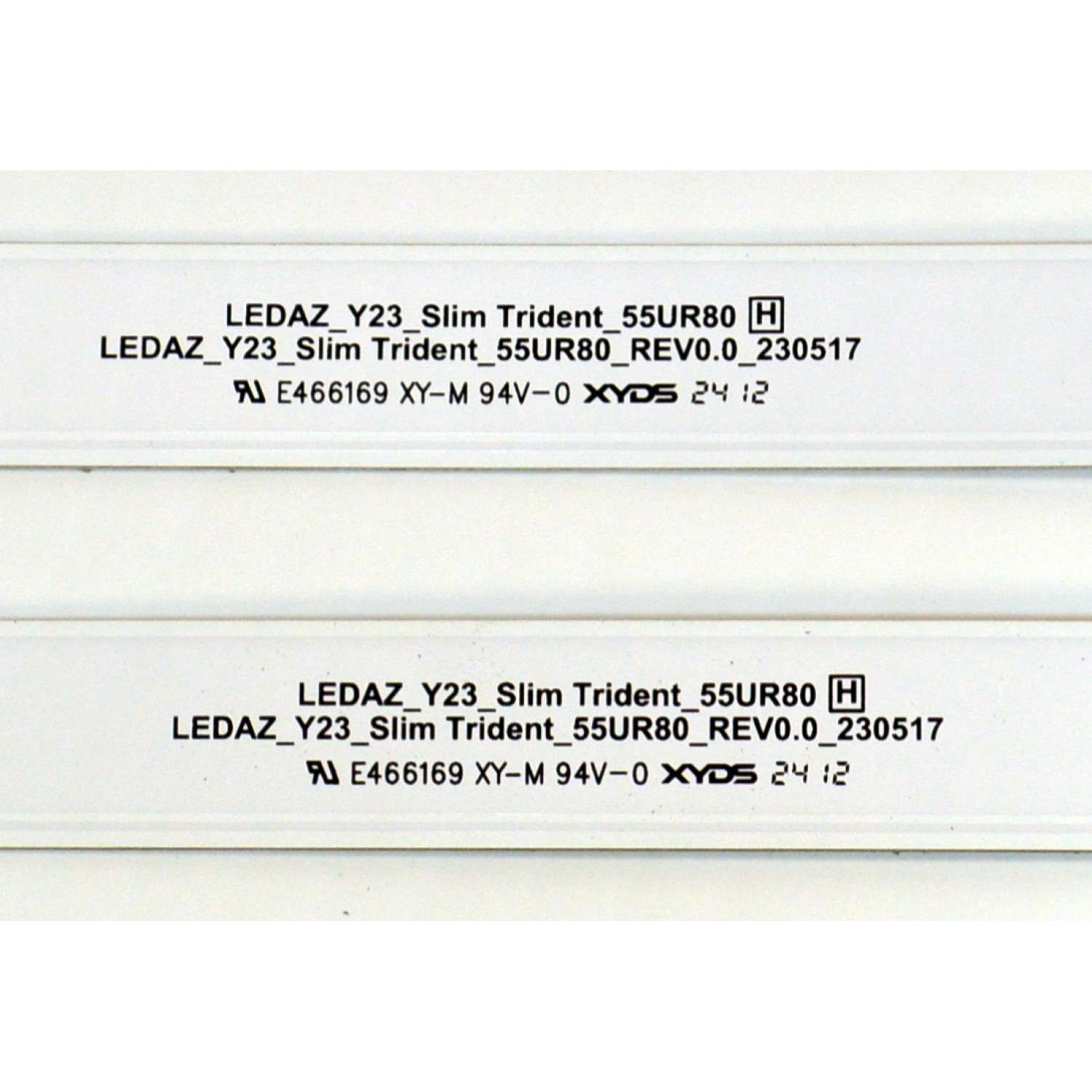 KIT DE LEDS ORIGINAL PARA TV LG 7 PIEZAS / NUMERO DE PARTE EAV65082901 / LEDAZ_Y23_SLIM TRIDENT_55UR80 H / LEDAZ_Y23_SLIM TRIDENT_55UR80_REV0.0230517 / UR80 CS0T / PANEL NC550TQG-VCKHA / DISPLAY ST5461D13-7 VER.2.1 / MODELO 55UT7550AUA.BUSCLKR - Imagen 3