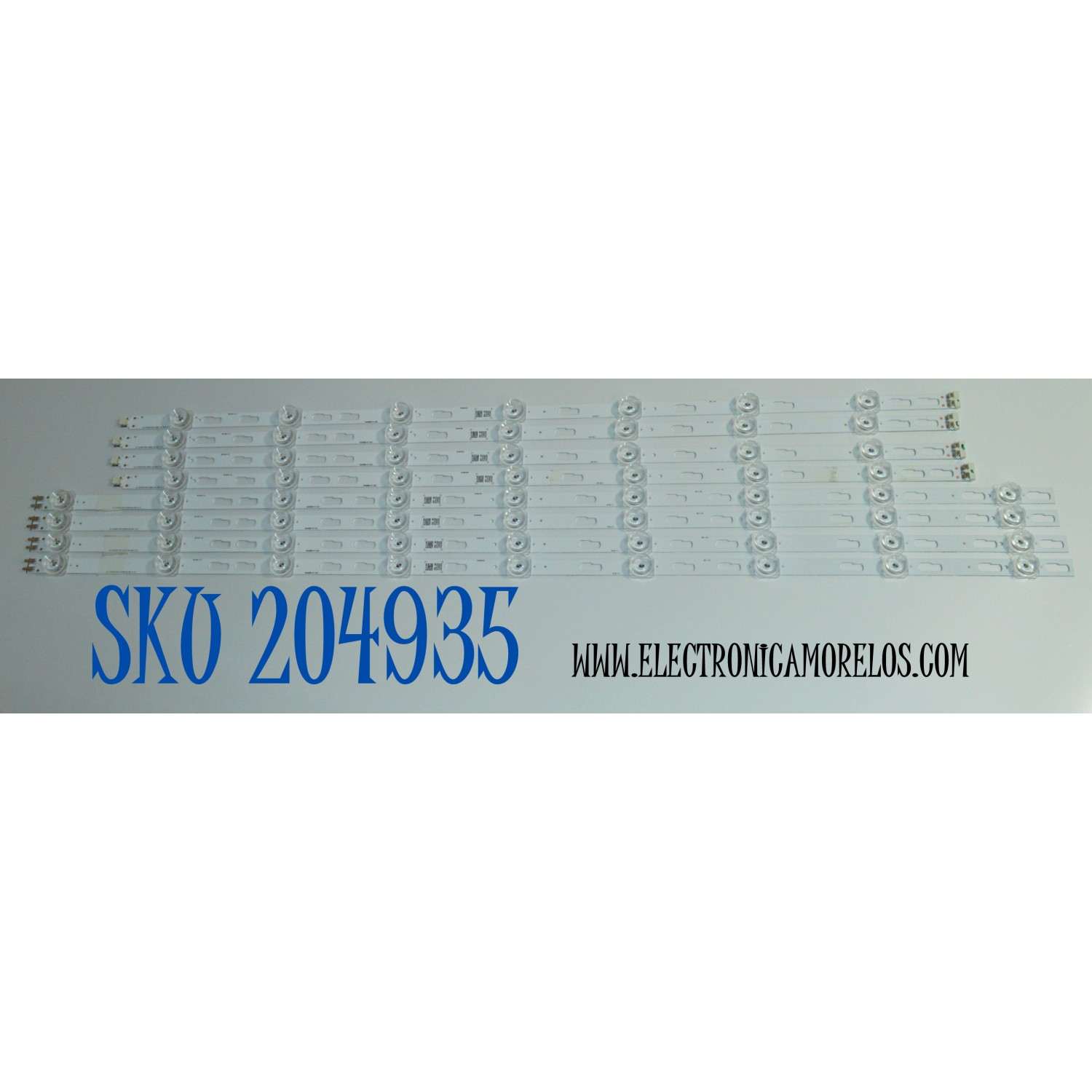 KIT DE LEDS ORIGINAL PARA TV SAMSUNG 8 PIEZAS / NUMERO DE PARTE BN96-58293A / BN96-58292A / JL.D700G1330-408AL-M_V09 6.5 / JL.D700G1330-408AR-M_V09 6.5 / PANEL CY-BD070HGDV1H / DISPLAY JE695R3HE1K / BN96-54406A / MODELO UN70DU6900DXZA / UN70DU7200DXZA