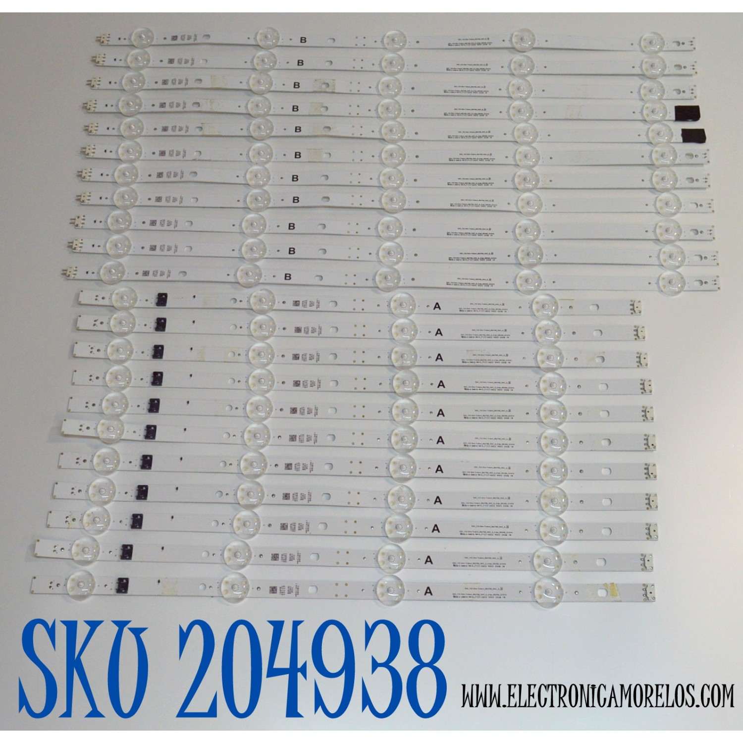 KIT DE LEDS ORIGINAL PARA TV LG 22 PIEZAS / NUMERO DE PARTE EAV65081201 / EAV65081301 / SSC_Y23 SLIM TRIDENT_86UT80_HKC_B_S / SSC_Y23 SLIM TRIDENT_86UT80_HKC_A_0.6Pi_REV00_231016 / PANEL NC860TQE-AHMH1 / DISPLAY PT860GS01-6 / MODELO 86UT7550AUA.BUSTLKR