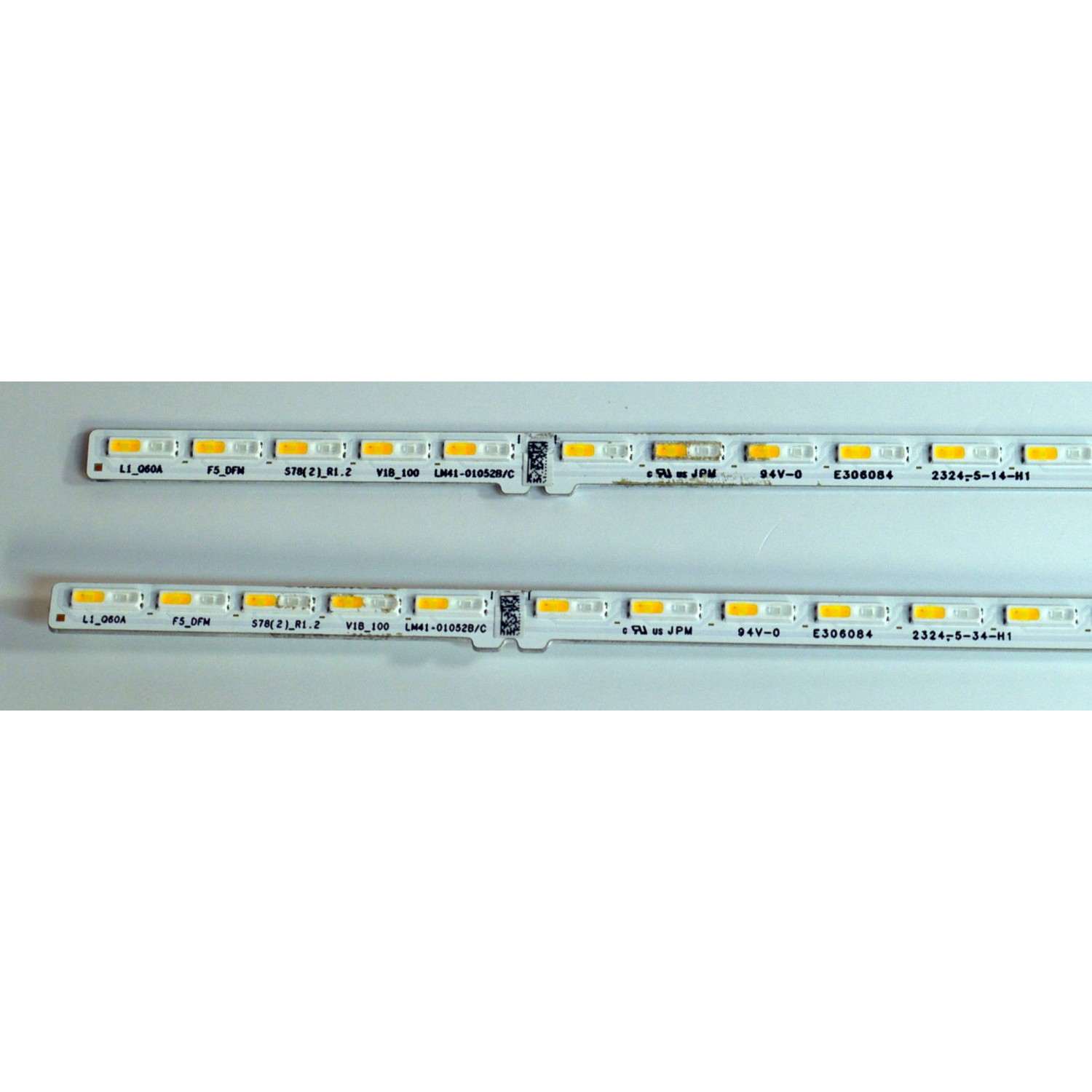 KIT DE LEDS ORIGINAL PARA TV SAMSUNG 2 PIEZAS / NUMERO DE PARTE LM41-01052B / L1_Q60A F5_DFM S78(2)_R1.2 V1B_100 / LM41-01052B / C / PANEL CY-QC065FGLV4H / DISPLAY LSF650FF16-R01 / BN96-54317A / MODELO QN65Q70CAFXZA / QN65Q70CAFXZA FD03 - Imagen 2