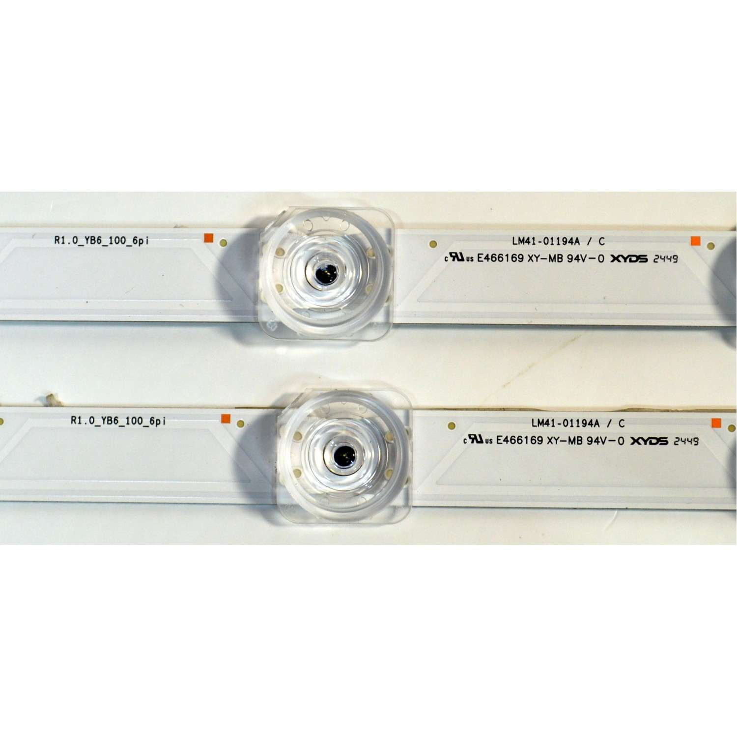 KIT DE LEDS ORIGINAL PARA TV SAMSUNG 2 PIEZAS / NUMERO DE PARTE BN96-60373A / LM41-01194A / L1_FU8K_E0 / CFM_S16(1) / R1.0_YB6_100_6Pi / 60373A / PANEL CY-BF050HGNV3H / DISPLAY V500DJ7-QE1 / BN96-59506A / MODELO UN50U8000FBXZA / UN50U8000FBXZA DB01 - Imagen 4