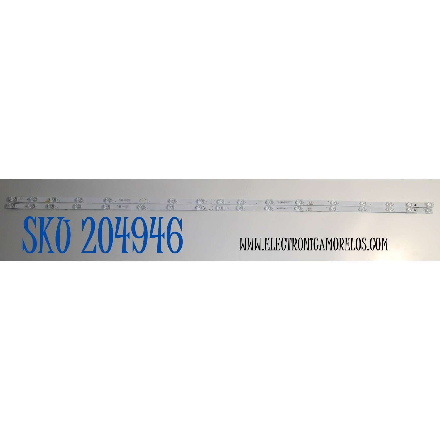 KIT DE LEDS ORIGINAL PARA TV TCL 2 PIEZAS / NUMERO DE PARTE 58S11-ZX3030-2X17YH / 58S11-ZX3030-2X17YH-20221118W / B0101-000980 / 230609-31NL5 / PANEL LVU580NDEL / DISPLAY CV580U3-L02 REV:01 / MODELO 58S470G