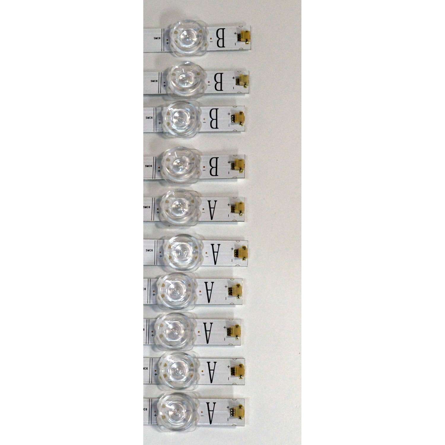 KIT DE LEDS ORIGINAL PARA TV LG 10 PIEZAS / NUMERO DE PARTE 303GC750039CD / 303GC750040CD / GC75D06A-ZC42AG-09CD / GC75D06B-ZC42AG-09CD / 70401-021 / GC750M35 / GC750M36 / PANEL BOEB750WQ19F9F / DISPLAY HV750QUB-F9F / MODELO 75UA7500ZUA.CUSFBH - Imagen 2
