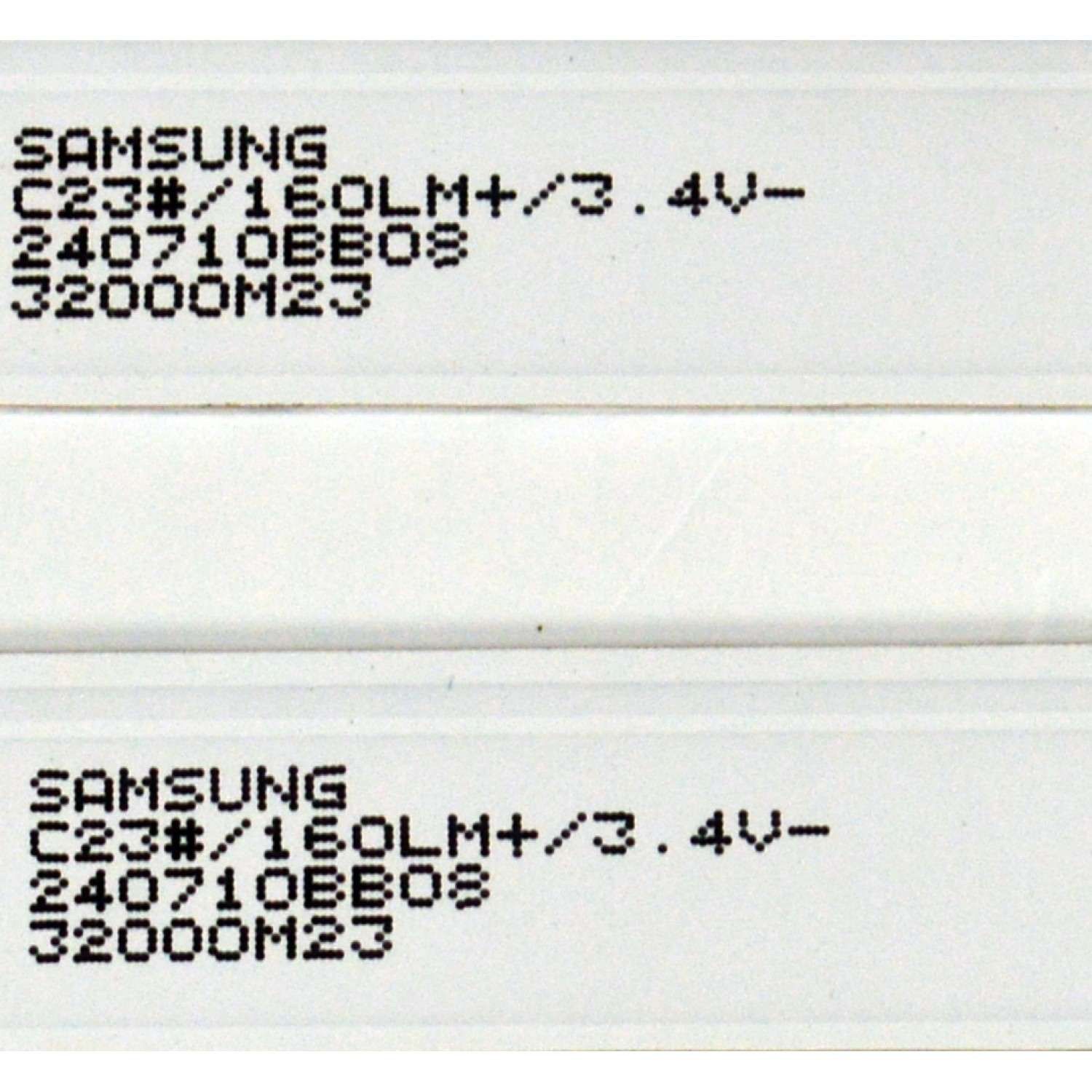 KIT DE LEDS ORIGINAL PARA TV VIZIO 2 PIEZAS / NUMERO DE PARTE 30332006009D / LED32D06-ZC62AG-04D / 240710BB08 / 32000M23 / DISPLAY V320BJ9-Q01 REV.C1 / MODELO VHD32M-0810 / VHD32M-0810 LMC1U1LA - Imagen 3