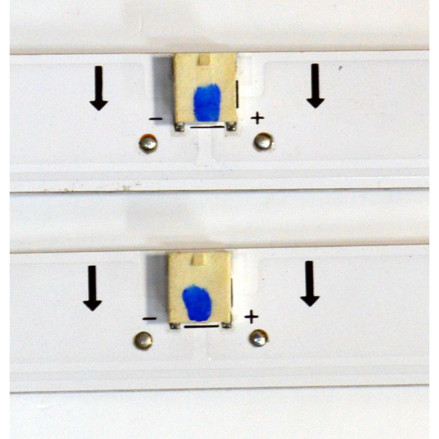 KIT DE LEDS ORIGINAL PARA TV ONN 2 PIEZAS / NUMERO DE PARTE MS-L6491 / MS-L6491 V1 / LB-C240-G5C1-Z-4-12-W-N-1A / M240 A5 C H 3L / PANEL C240Y24-G5 / DISPLAY PT236AT05-1 VER.1.0 / MODELO 100012590 24" - Imagen 2