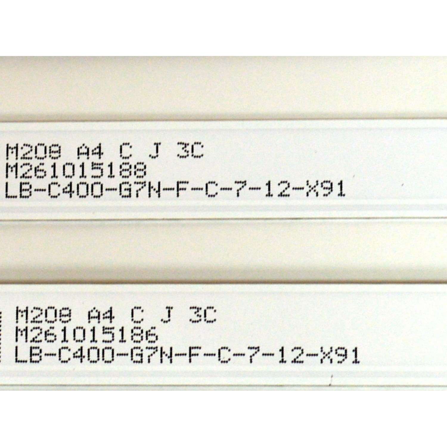 KIT DE LEDS ORIGINAL PARA TV ONN 3 PIEZAS / NUMERO DE PARTE MS-L3215 / MS-L3215 V3 / M208- A4 C J 3C / LB-C400-G7N-F-C-12-X91 / PANEL C400Y19-5C / DISPLAY V400HJ9-PE1 REV.C4 / MODELO 100097810 40" - Imagen 2