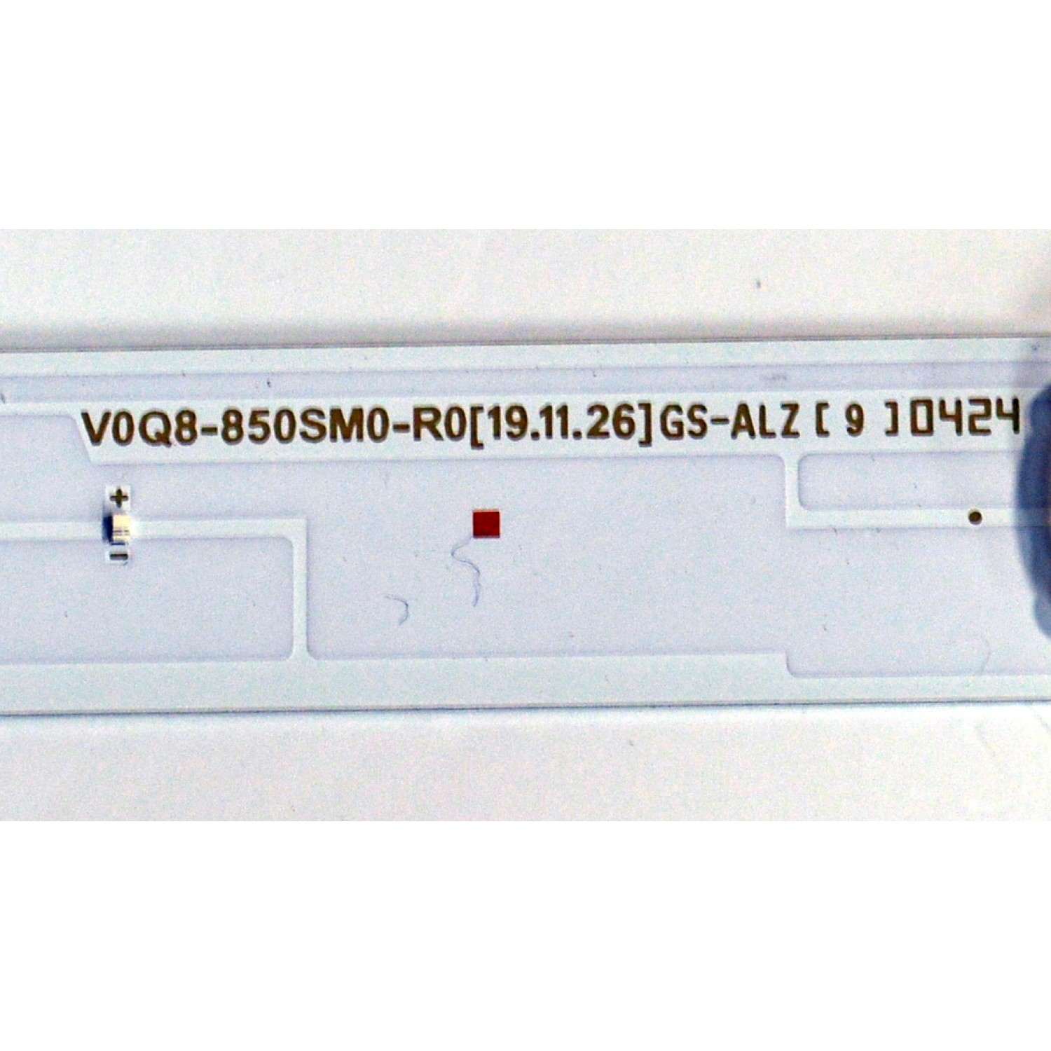 KIT DE LEDS ORIGINAL PARA TV SAMSUNG 48 PIEZAS / NUMERO DE PARTE BN96-58262A / V0Q8-850SM0-R0 / 58262A / PANEL CY-TD085FKAV2H  / DISPLAY T850QVN04.4 / BN96-58274A / MODELO QN85Q80DDFXZA - Imagen 2
