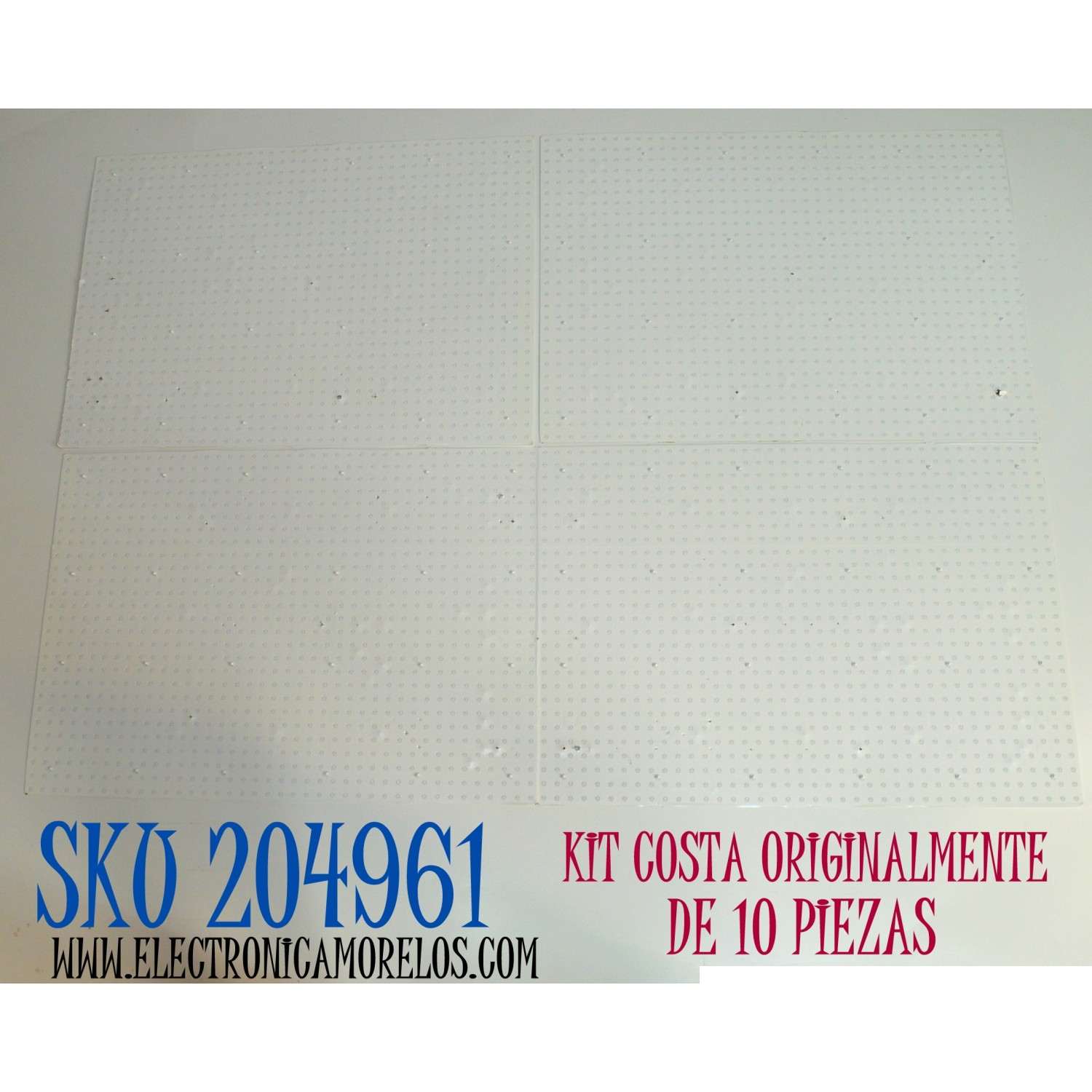 KIT DE LEDS ORIGINAL PARA TV SAMSUNG 10 PIEZAS / NUMERO DE PARTE BN97-20531A / BN41-02978A / BN41-02978 / BN41-02978A-000 / DFVC2220 / 22Y 4K 75 / PANEL CY-TC075MEV1H / MODELO QN75QN85CAFXZA / QN75QN85CAFXZA BA01 / QN75QN90CAFXZA / QN75QN90CAFXZA BD02