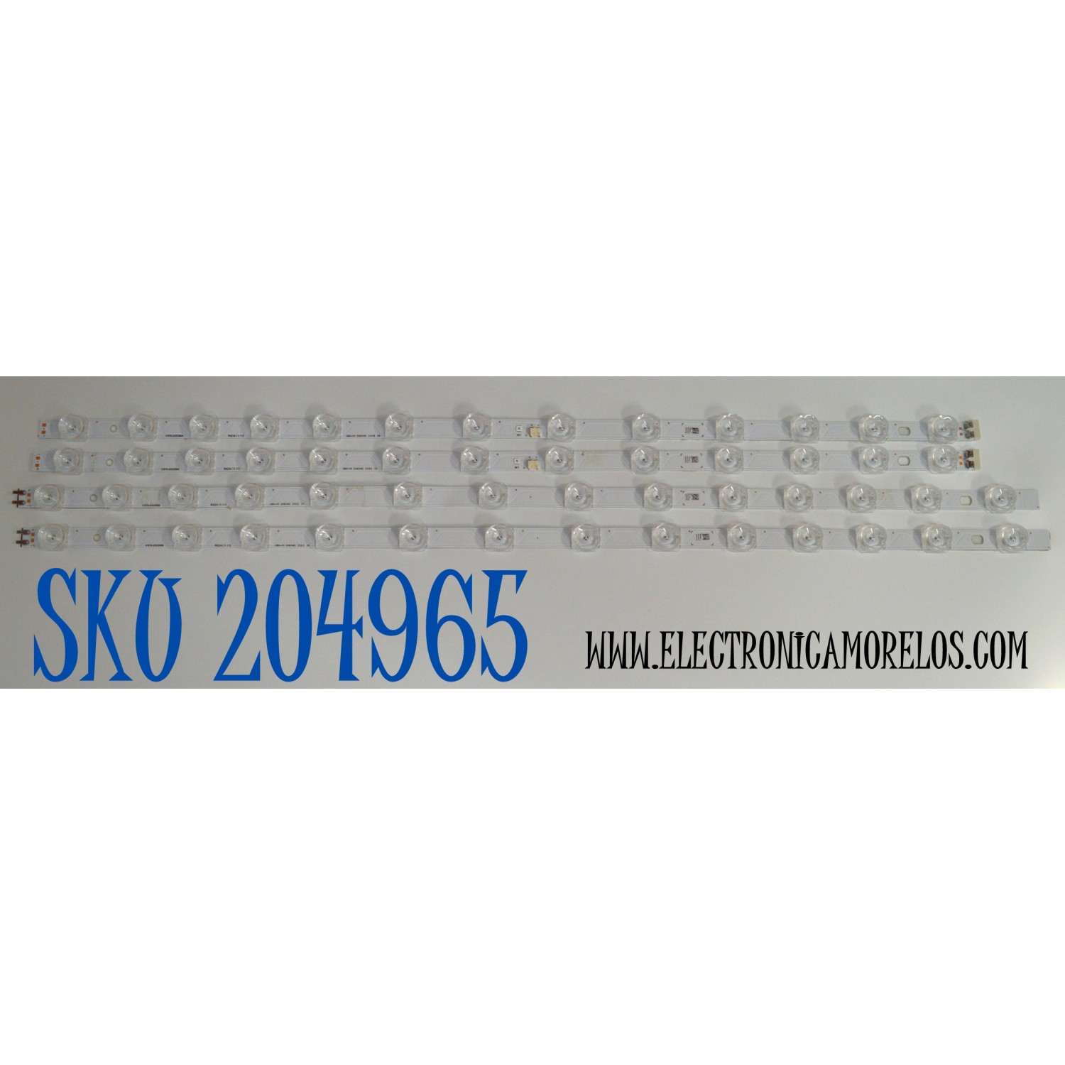 KIT DE LEDS ORIGINAL PARA TV SAMSUNG 4 PIEZAS / NUMERO DE PARTE BN96-60376A / BN96-60377A / V5F8-650SMA / V5F8-650SMB / 60376A / 60377A / PANEL CY-BF065HGHV8H / DISPLAY ST6451D06-9 V2.1 / MODELO UN65U8000FBXZA / UN65U8000FBXZA CB01