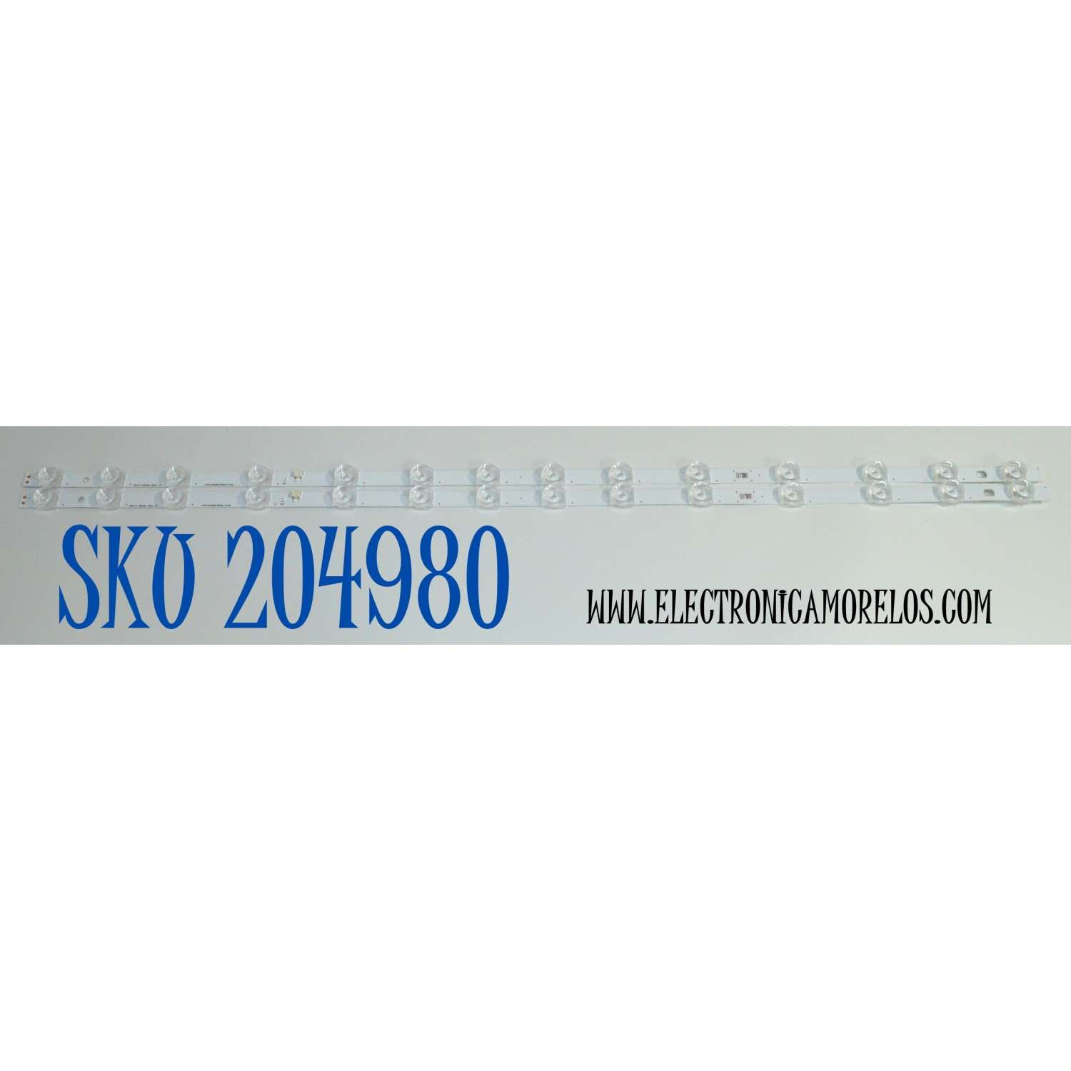 KIT DE LEDS ORIGINAL PARA TV SAMSUNG 2 PIEZAS / NUMERO DE PARTE BN96-60372A / V5F8-430SM0-R / 60372A / HBH-H1 / PANEL CY-BF043HGNV3H / DISPLAY V430DJ1-Q01 4E7 / BN96-59942A / MODELO UN43U8000FBXZA / UN43U8000FBXZA DD02