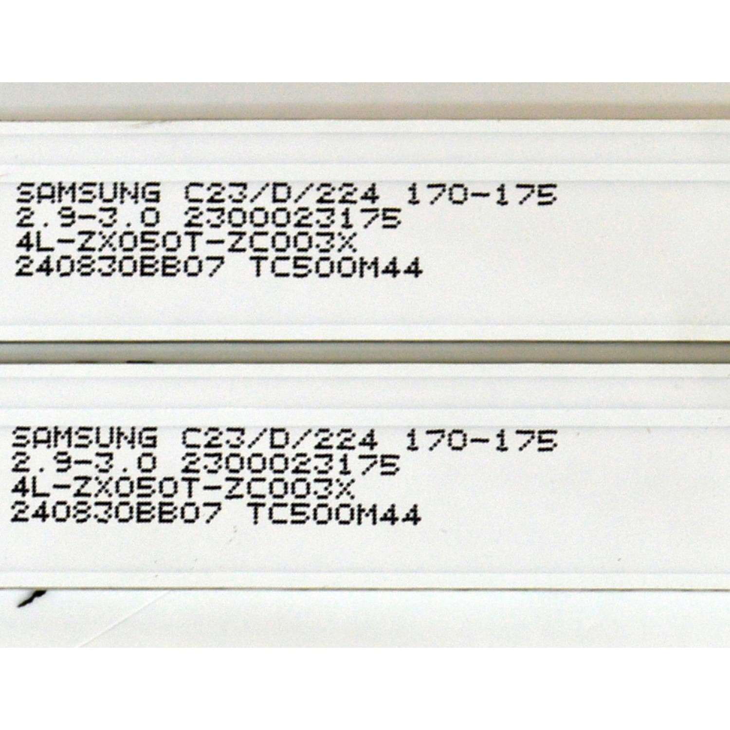 KIT DE LEDS ORIGINAL PARA TV PHILIPS 2 PIEZAS / NUMERO DE PARTE 303TC500045D / TCL50D14-ZC42AG-08D / 2300023175 / AL-ZX050T-ZC003X / 240830BB07 / TC500M44 / PANEL LVU500CHDX E0728 / DISPLAY CV500U5-L04 REV:02 / MODELO 50PUL7552/F7 - Imagen 3