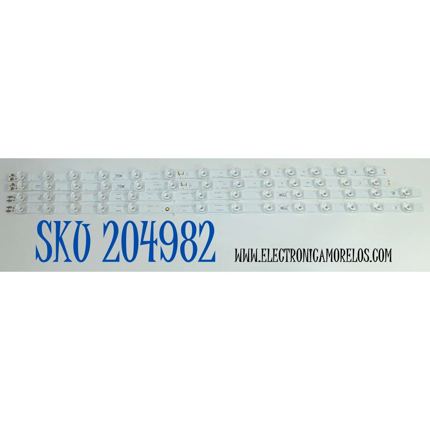 KIT DE LEDS ORIGINAL PARA TV SAMSUNG 4 PIEZAS / NUMERO DE PARTE BN96-60377A / BN96-60376A / LM41-01198A / LM41-01199A / L1_FU8K_F5 / CFM_R14(1) /R1.0_YBD_100_6Pi / L1_FU8K / L13(1)_R1.0 / 60377A / 60376A / PANEL CY-BF065HGSV7H / MODELO UN65U8000FDXZA