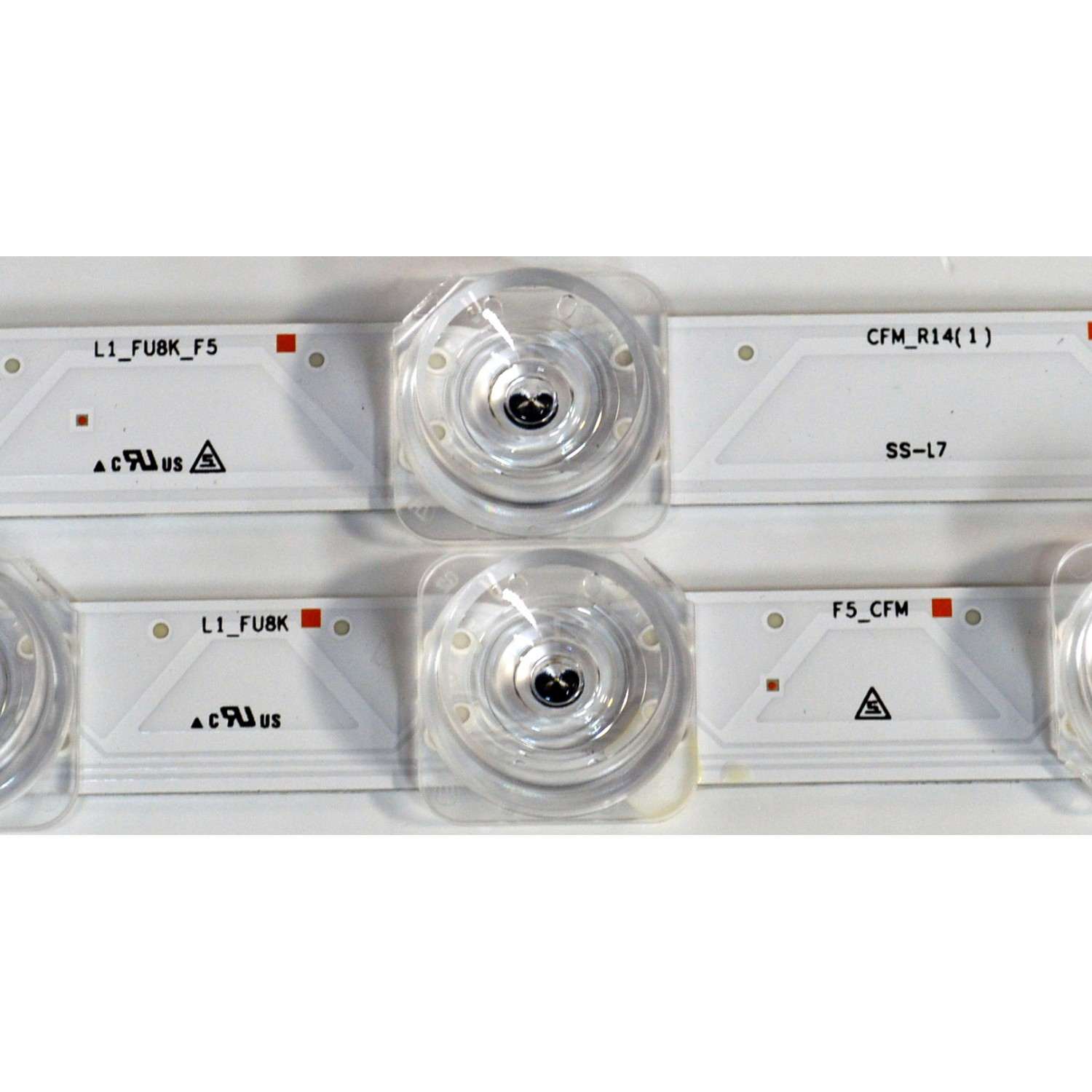 KIT DE LEDS ORIGINAL PARA TV SAMSUNG 4 PIEZAS / NUMERO DE PARTE BN96-60377A / BN96-60376A / LM41-01198A / LM41-01199A / L1_FU8K_F5 / CFM_R14(1) /R1.0_YBD_100_6Pi / L1_FU8K / L13(1)_R1.0 / 60377A / 60376A / PANEL CY-BF065HGSV7H / MODELO UN65U8000FDXZA - Imagen 5