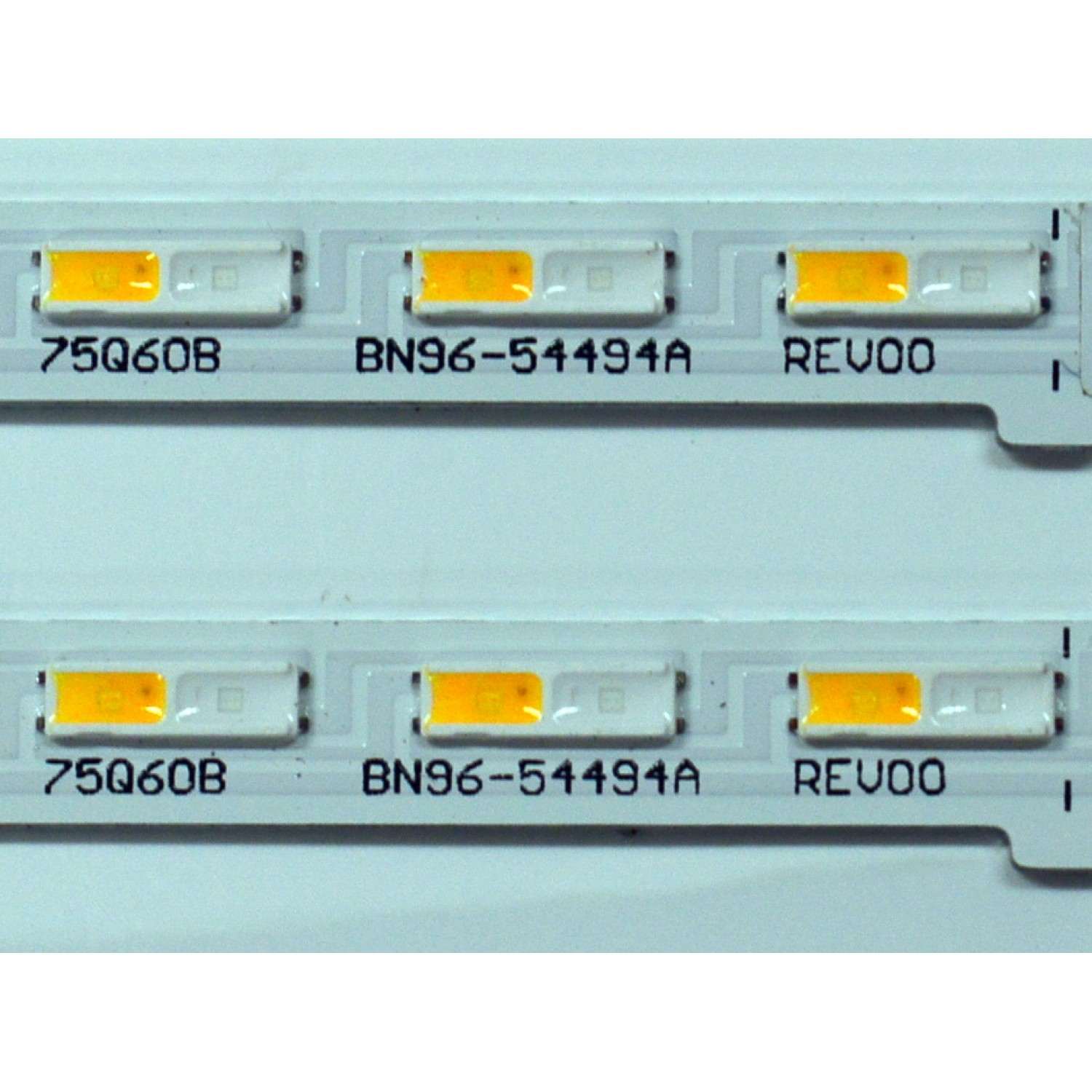 KIT DE LEDS ORIGINAL PARA TV SAMSUNG 4 PIEZAS / NUMERO DE PARTE BN96-54494A / ES75SBQFPBGA42 / 75Q60B / PANEL CY-QC075HGHV1H / DISPLAY ST7461D03-1 VER.2.1 / MODELO QN75Q60CAFXZA / QN75Q60CAFXZA CA05 - Imagen 3