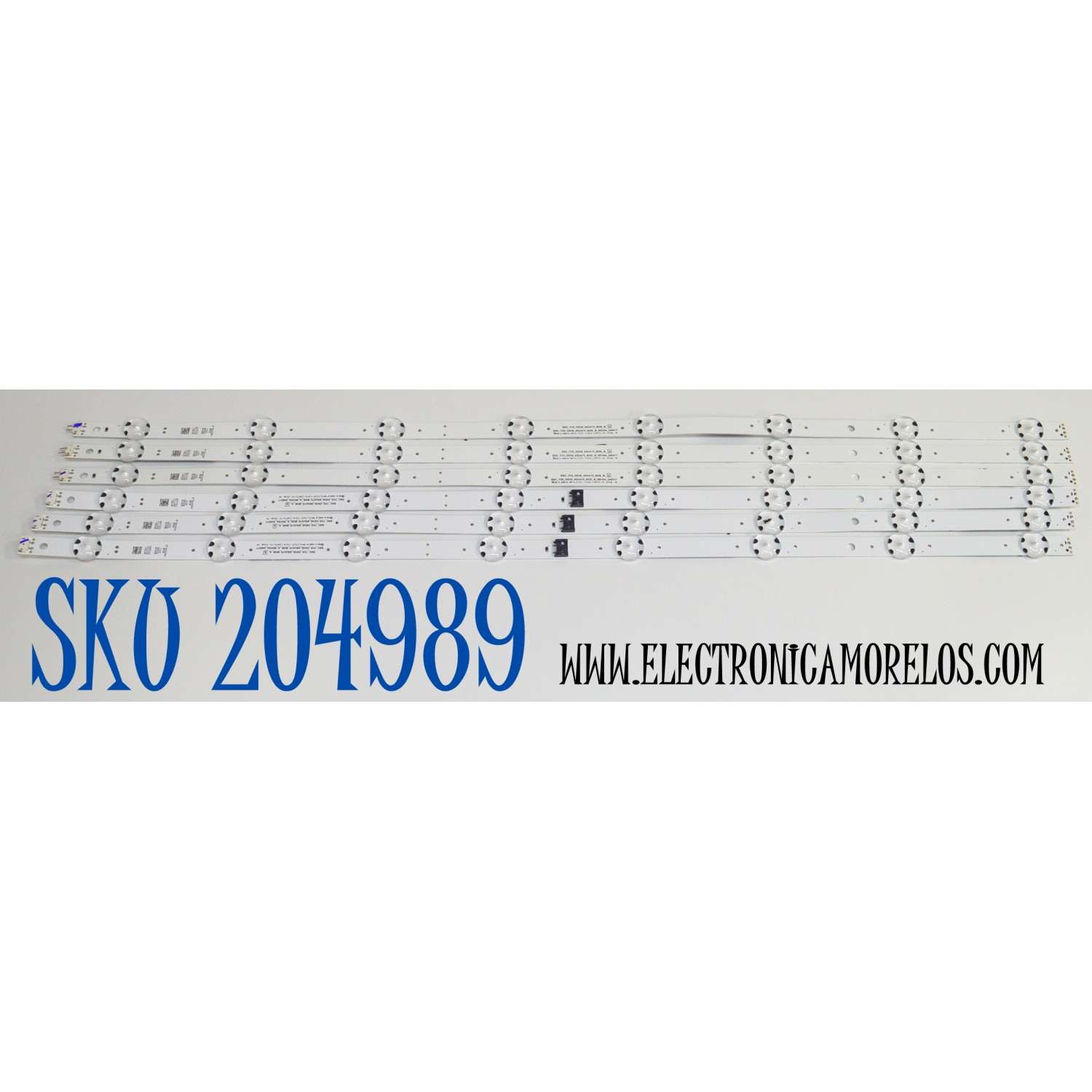 KIT DE LEDS ORIGINAL PARA TV LG 6 PIEZAS / NUMERO DE PARTE EAV65092301 / EAV65092201 / SSC_Y25_OD30_65UA75_BOE_B_S / SSC_Y25_OD30_65UA75_BOE_A_RE04_240517 / PANEL  NC650DQG-ABPH1 / DISPLAY HV650QUB-F7E / MODELO 65UA7500ZUA / 65UA7500PSA